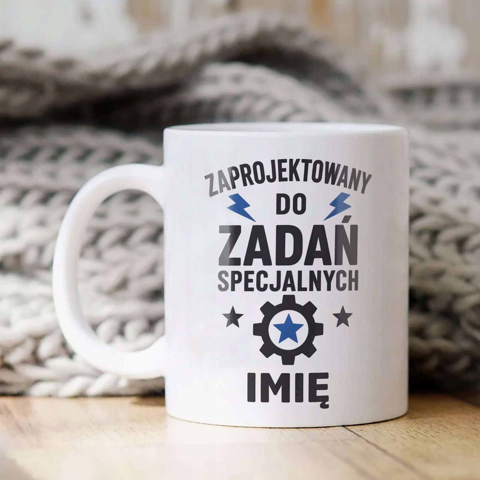 Biały Kubek personalizowany z nadrukiem Dzień Chłopaka Dla Mężczyzny