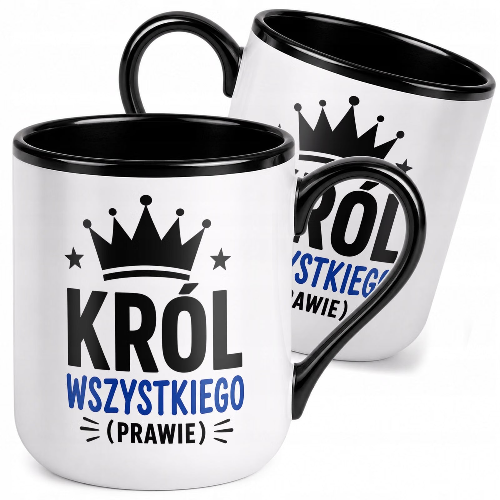 Kubek z nadrukiem Premium Czarny Dzień Chłopaka Dla Mężczyzny Prezent