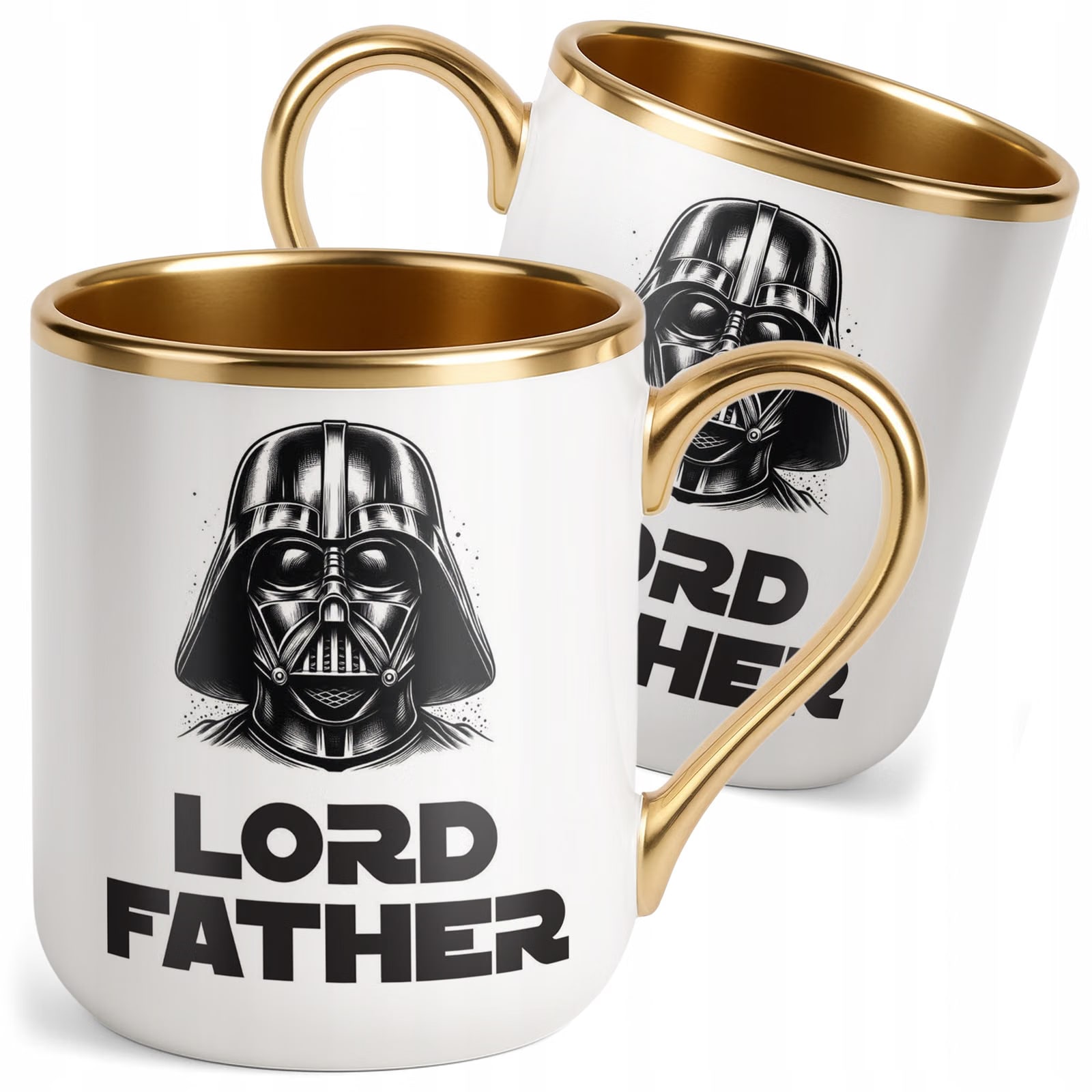 Kubek Premium Złoty Dzień Ojca Dla Taty Lord Father Prezent