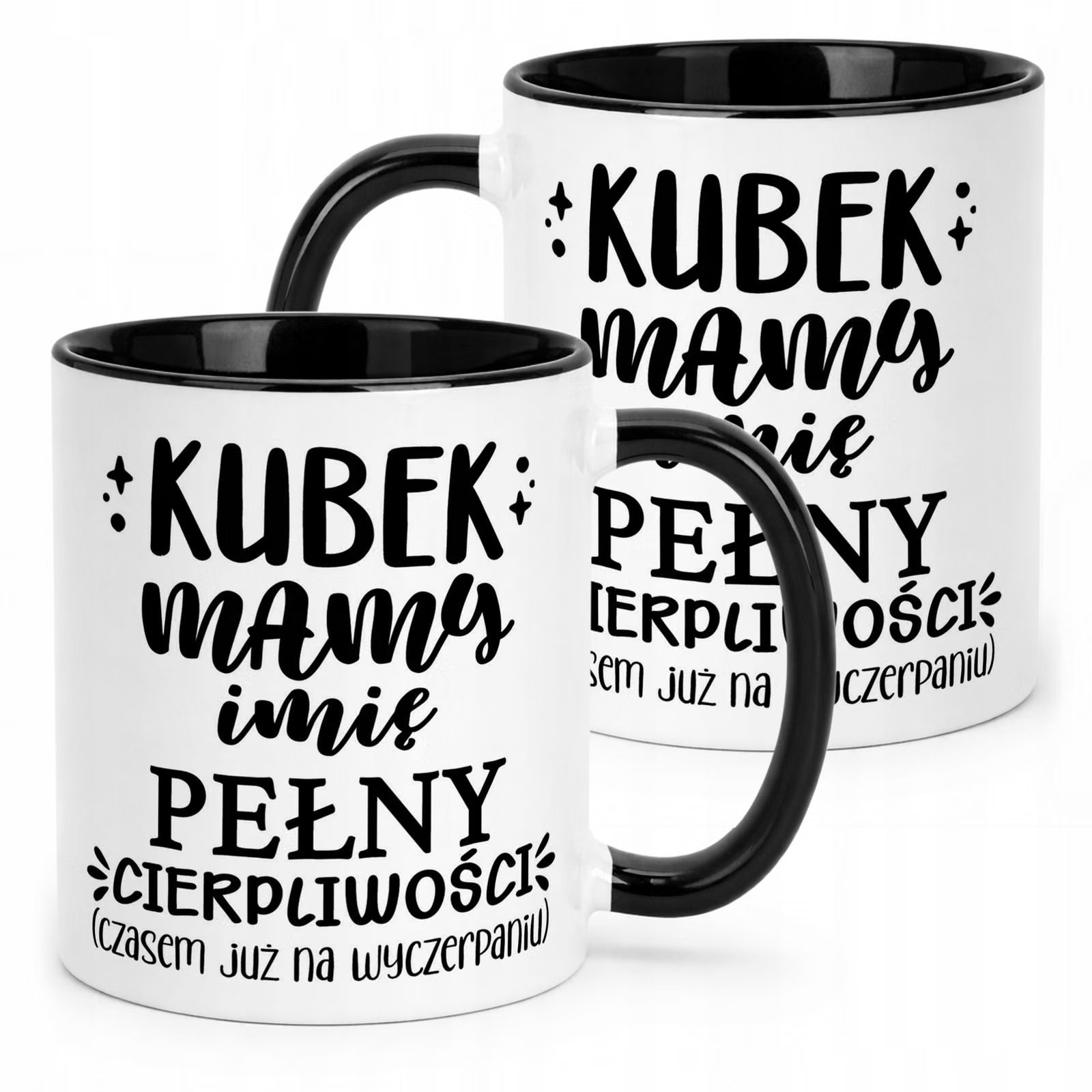 Kubek Czarny Personalizowany Dzień Matki Dla Mamy Prezent Upominek