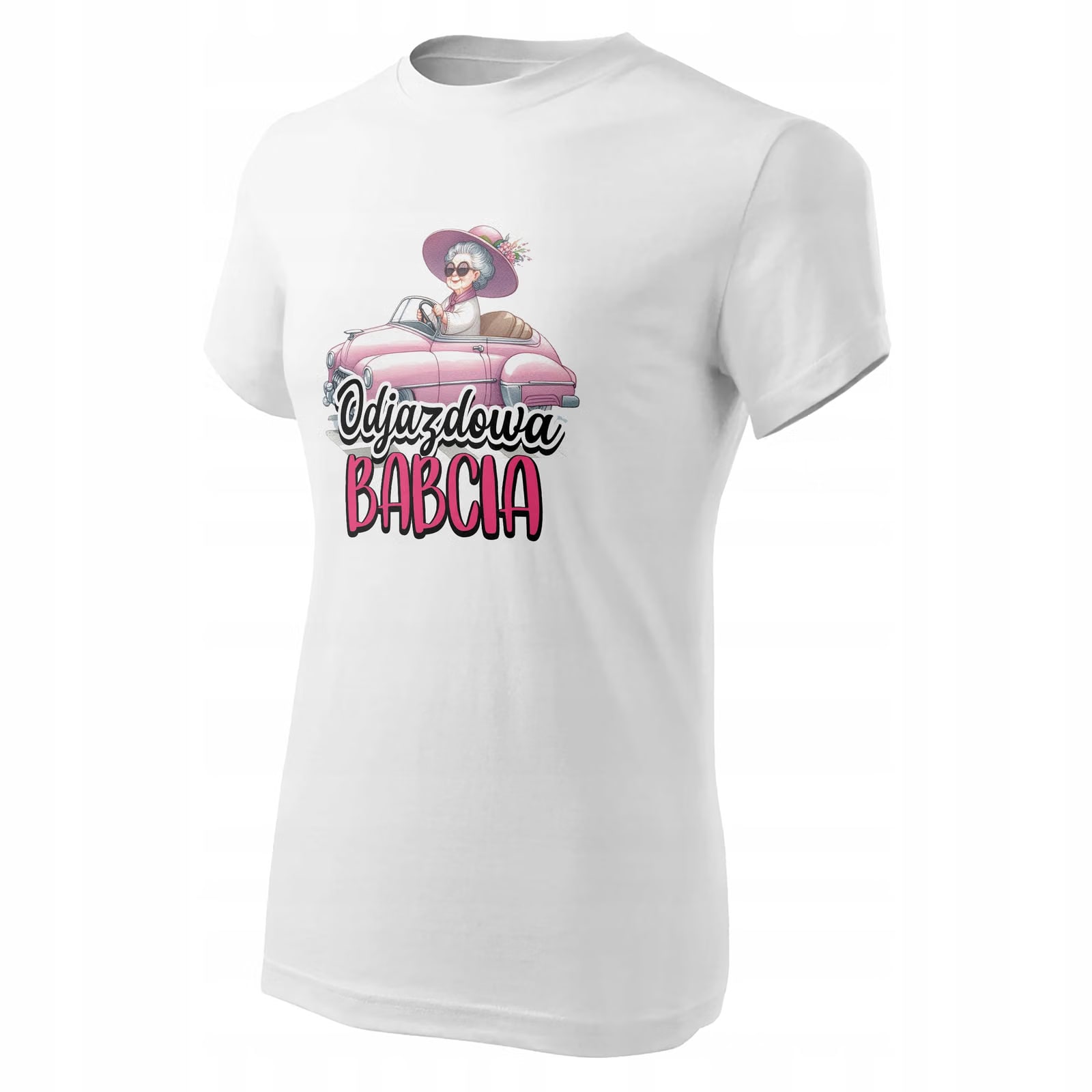 Koszulka Damska T-shirt Na Dzień Babci Prezent Odjazdowa Babcia