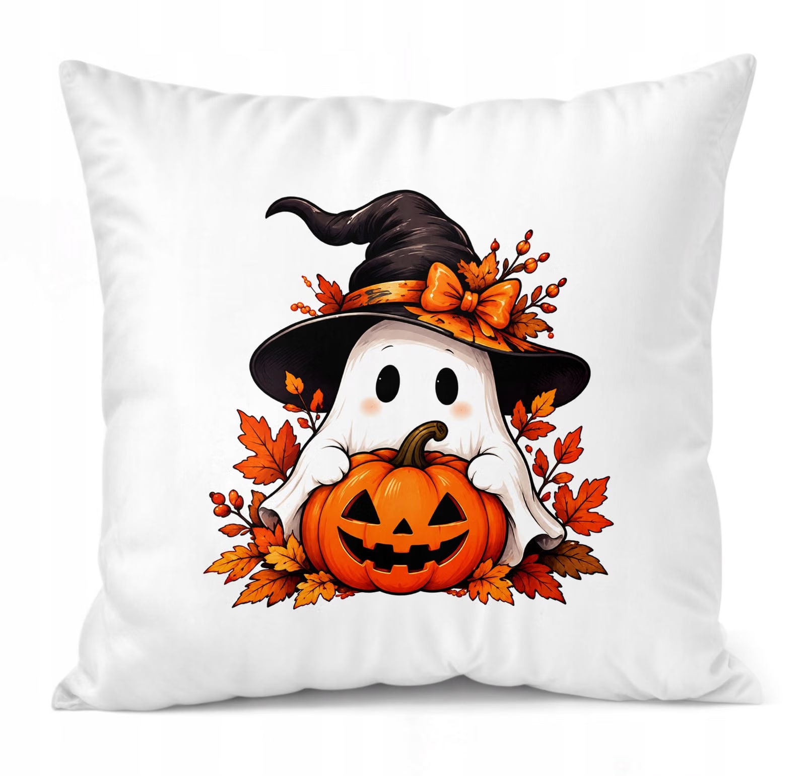 Poduszka Jasiek 38x38cm z Nadrukiem Halloween Jesień Prezent Upominek