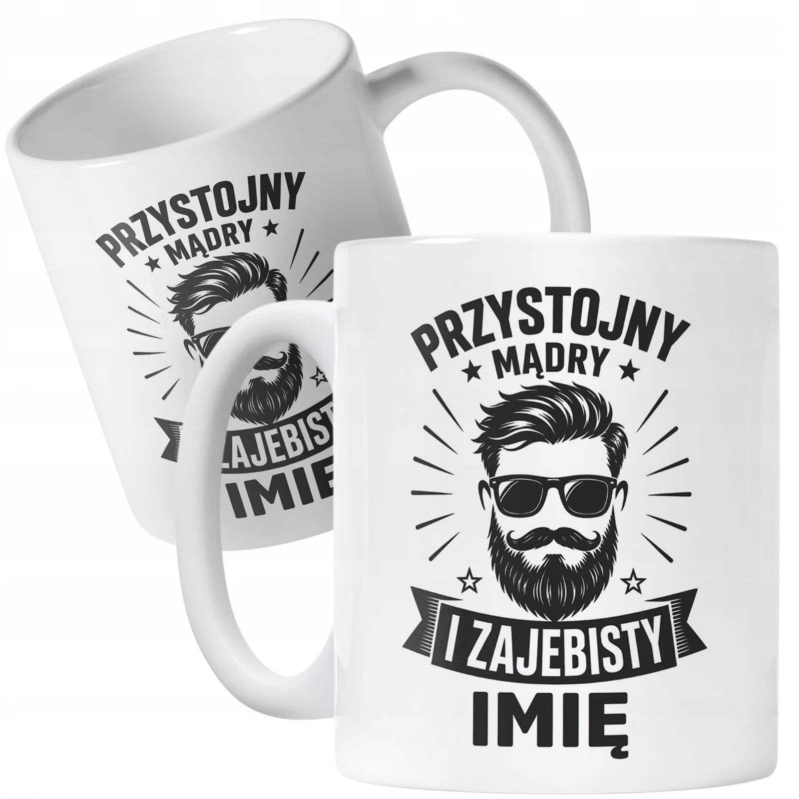 Biały Kubek personalizowany z nadrukiem Dzień Chłopaka Dla Mężczyzny