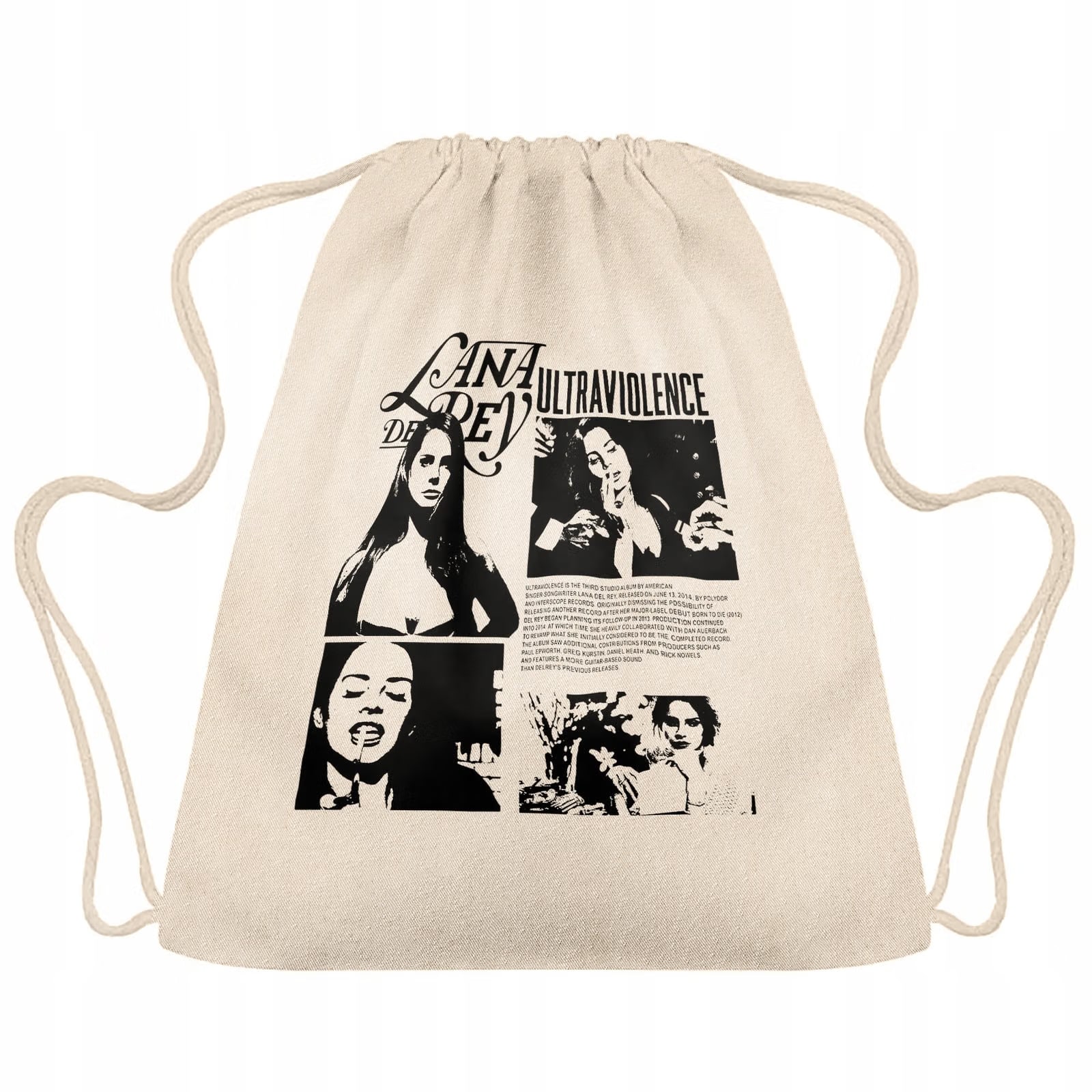 Plecak bawełniany 34×40 Lana Del Rey Ultraviolence