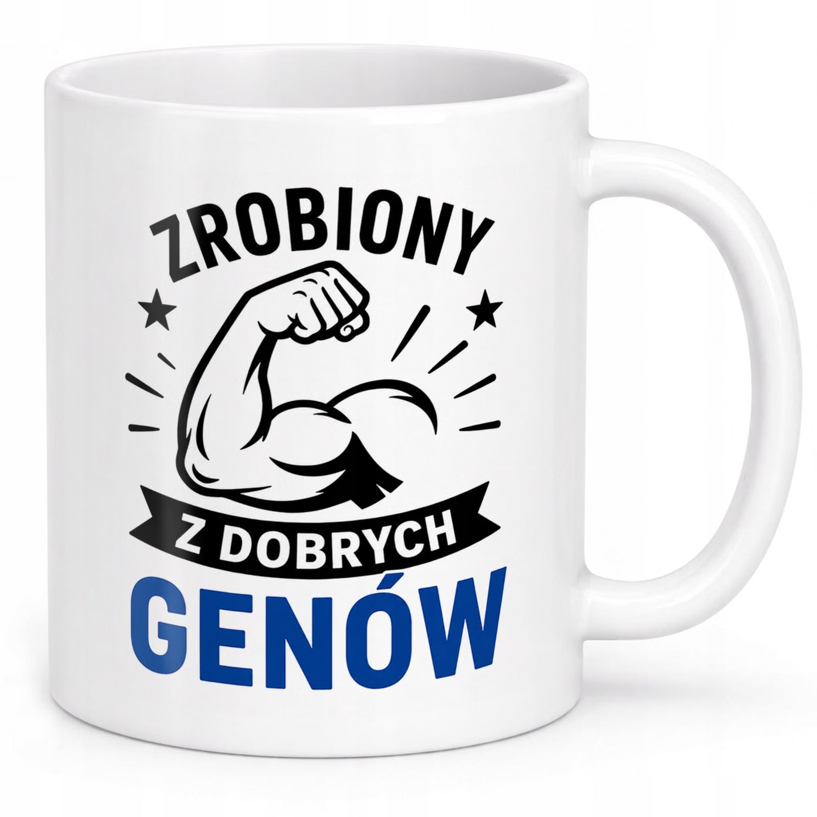 Biały Kubek z nadrukiem Dzień Chłopaka Dla Mężczyzny Upominek Prezent