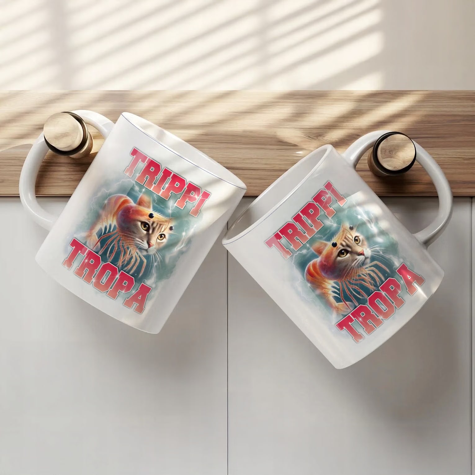 Kubek ceramiczny BRAINROT Trippi Troppi Memy Zabawny TikTok Viral