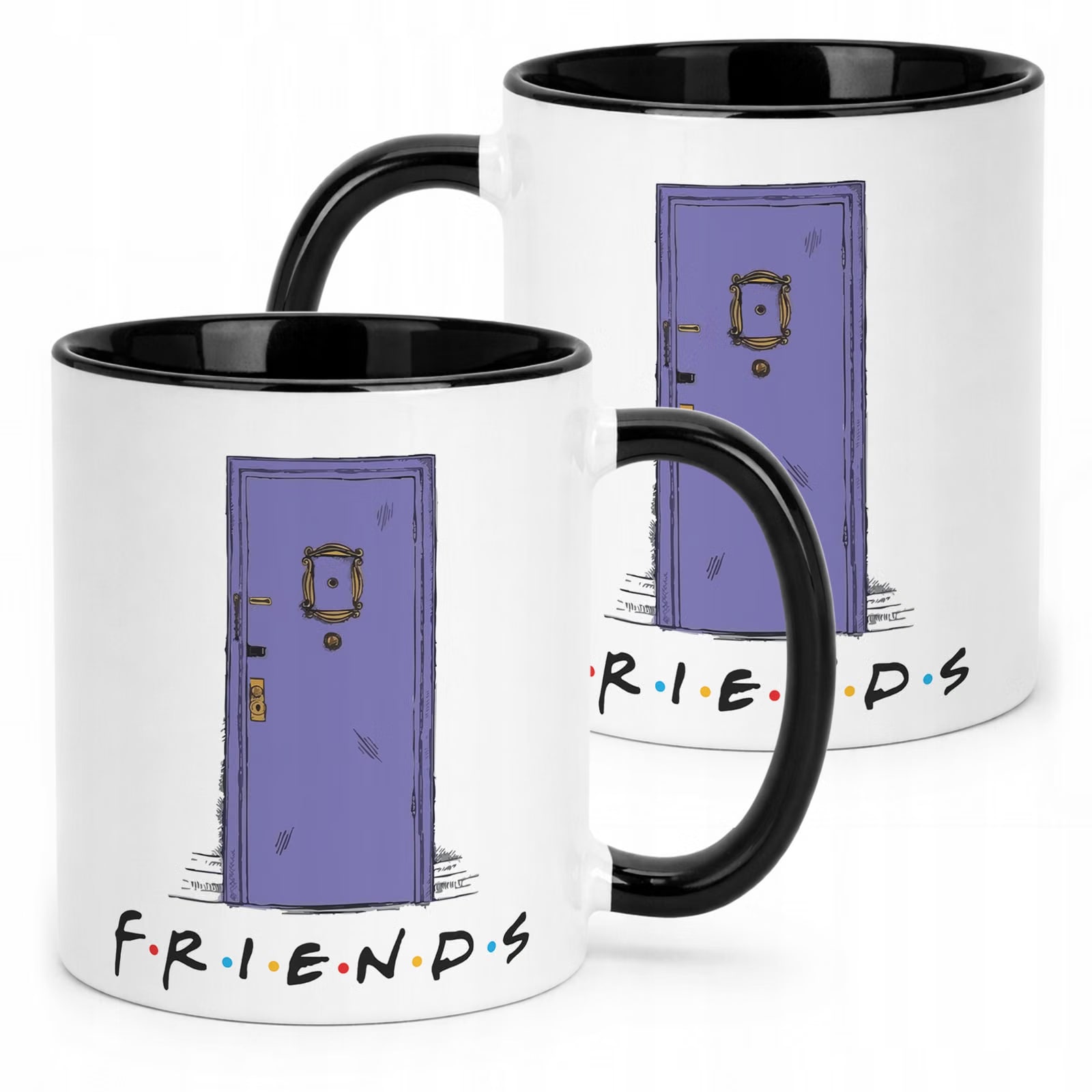 Kubek Czarny Friends Przyjaciele Dla Fanów Serialu Prezent Upominek