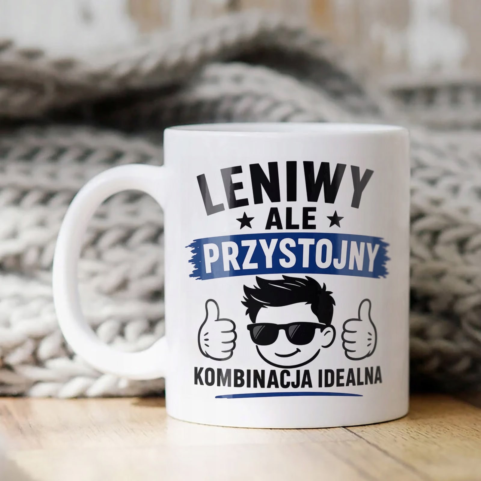 Biały Kubek z nadrukiem Dzień Chłopaka Dla Mężczyzny Upominek Prezent