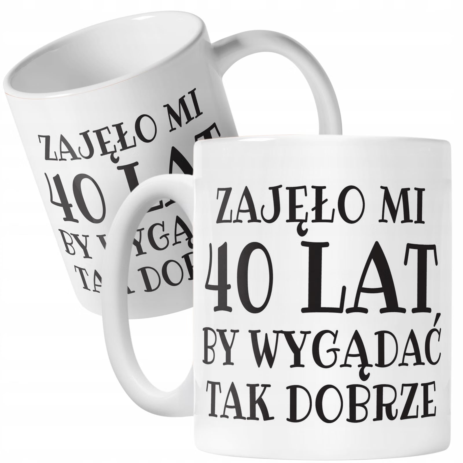 Kubek ceramiczny Zajęło Mi 40 Lat Na Urodziny Prezent Upominek