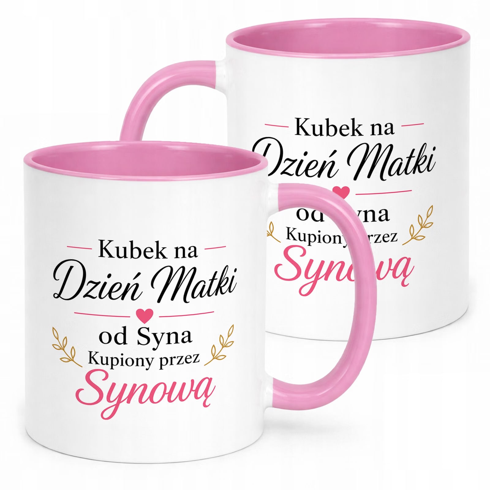 Kubek dla mamy różowy prezent na Dzień Matki praktyczny upominek mamy