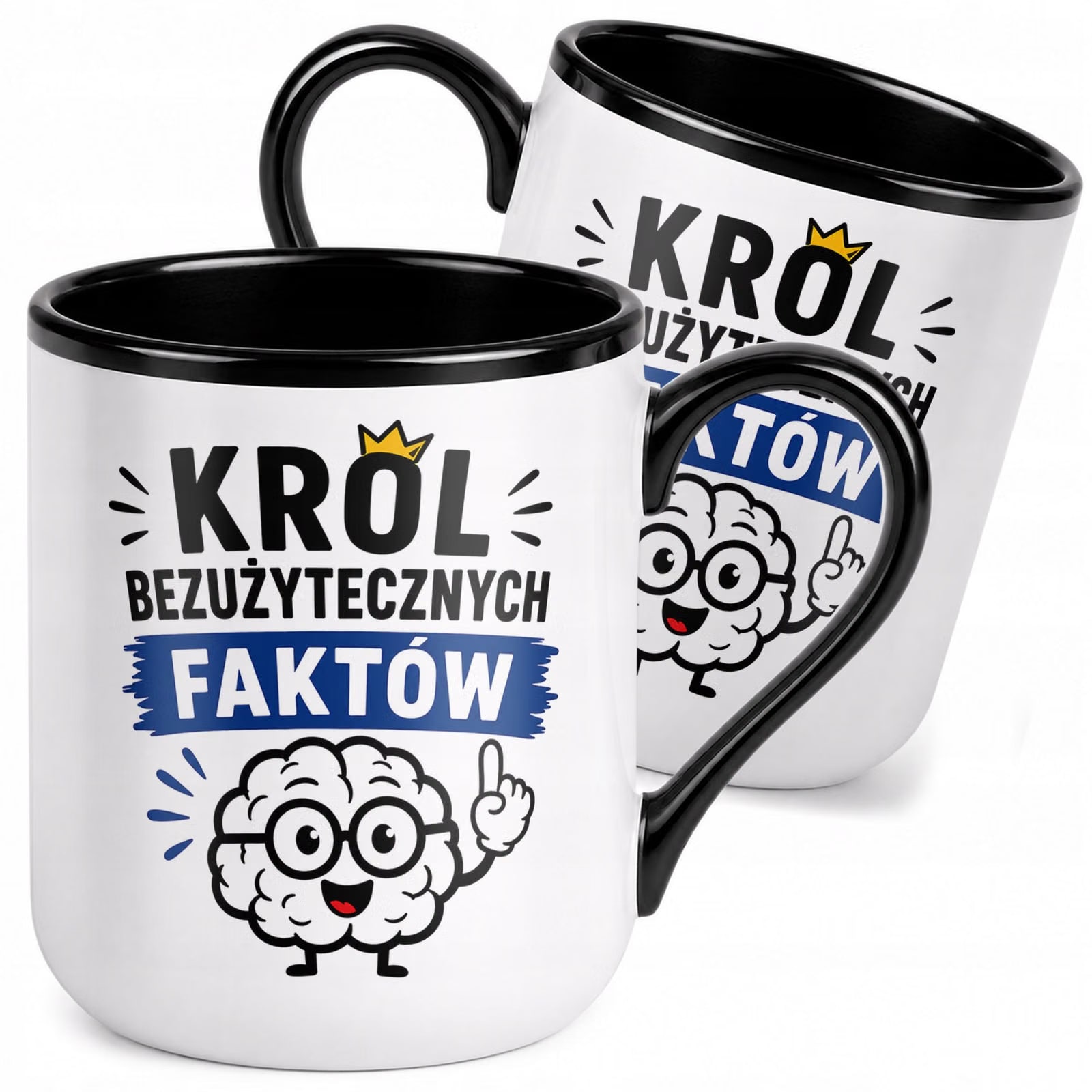 Kubek z nadrukiem Premium Czarny Dzień Chłopaka Dla Mężczyzny Prezent