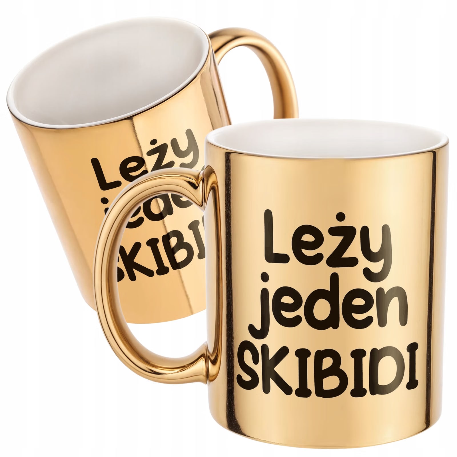 Złoty Kubek Leży Jeden Skibidi Śmieszny Zabawny Prezent