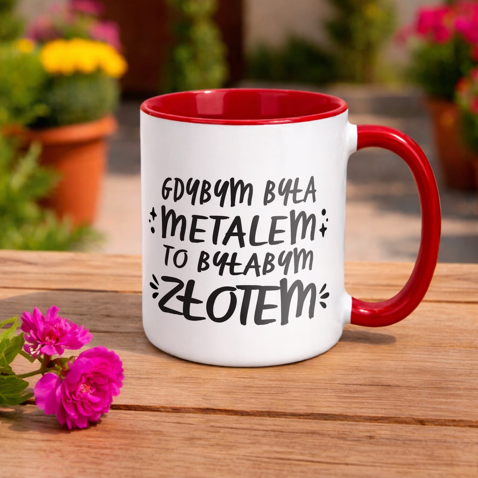 Kubek Czerwony Dzień Kobiet Dla Kobiety Dziewczyny Prezent Upominek