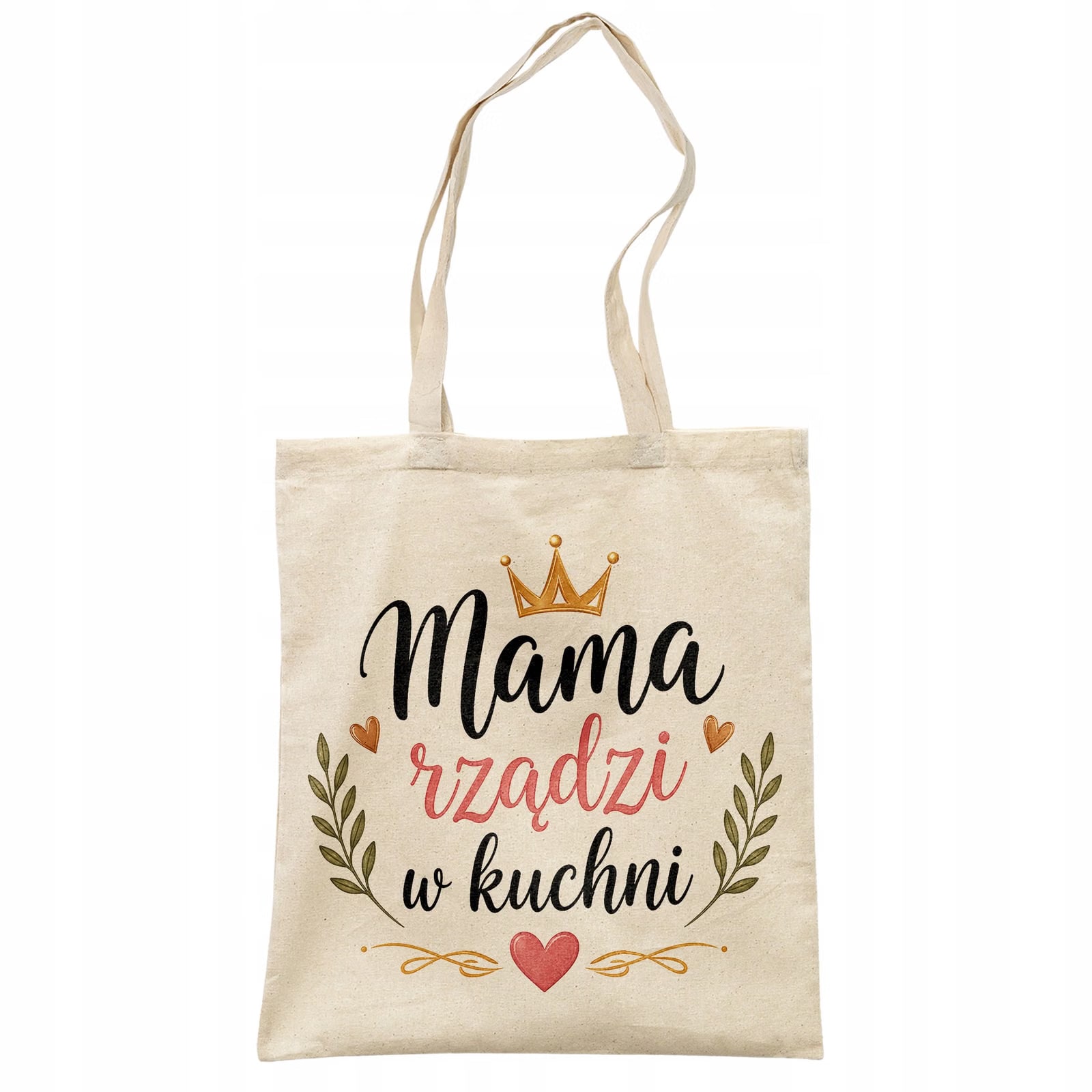 Torba bawełniana dla mamy prezent na Dzień Matki uroczy upominek dla mamy