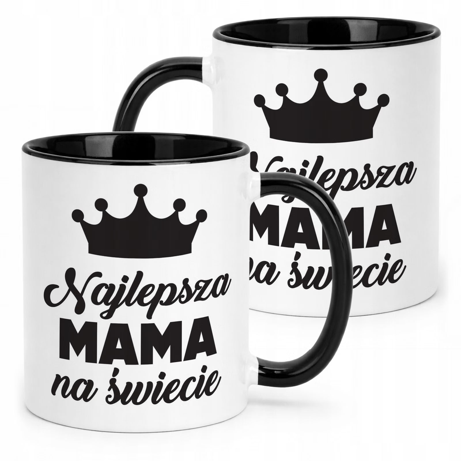 Kubek Czarny Dzień Matki Dla Mamy Prezent Najlepsza Mama na Świecie
