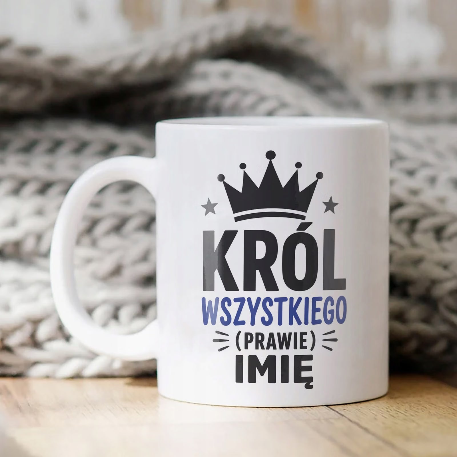 Biały Kubek personalizowany z nadrukiem Dzień Chłopaka Dla Mężczyzny