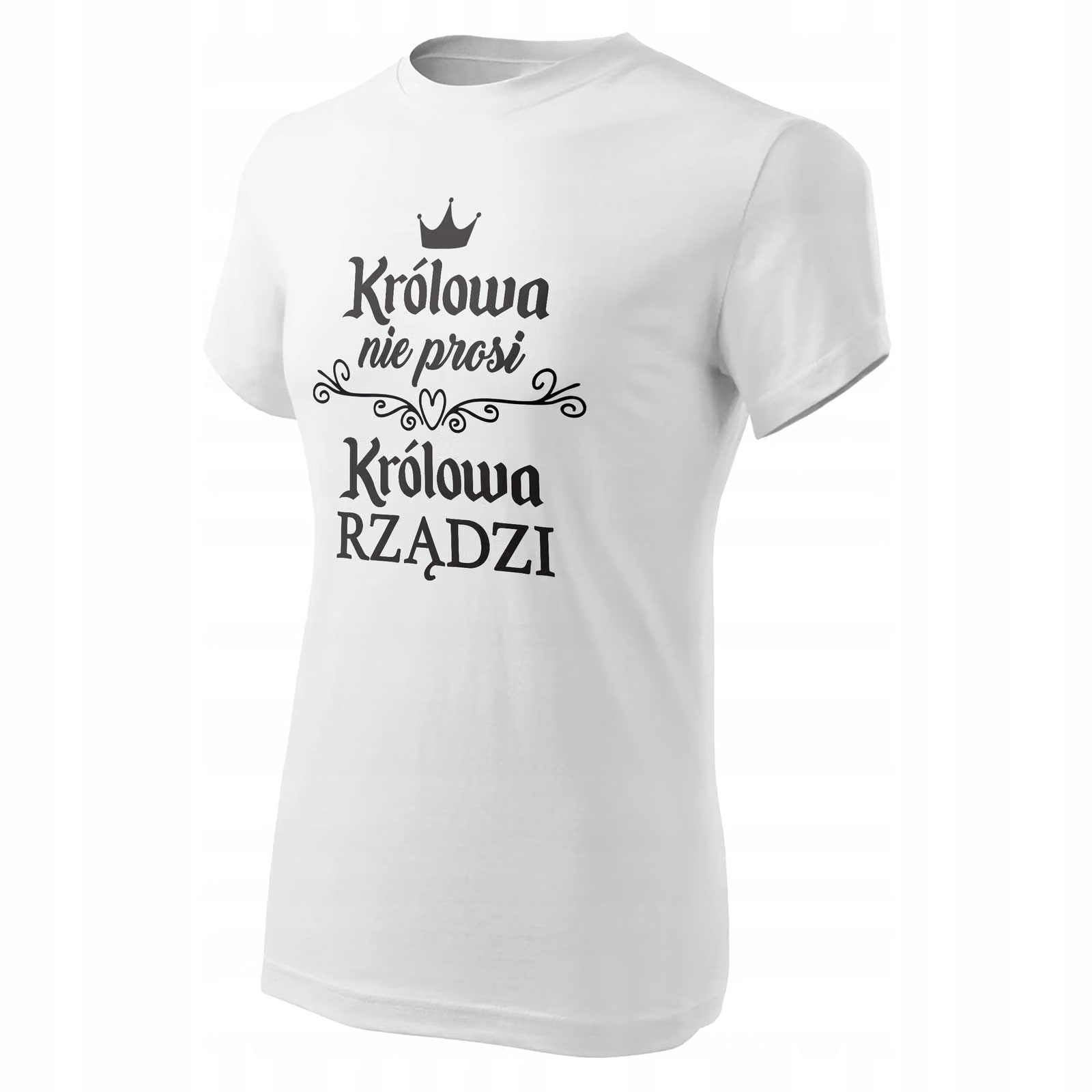 Koszulka Damska T-shirt Na Dzień Kobiet Prezent Królowa Rządzi