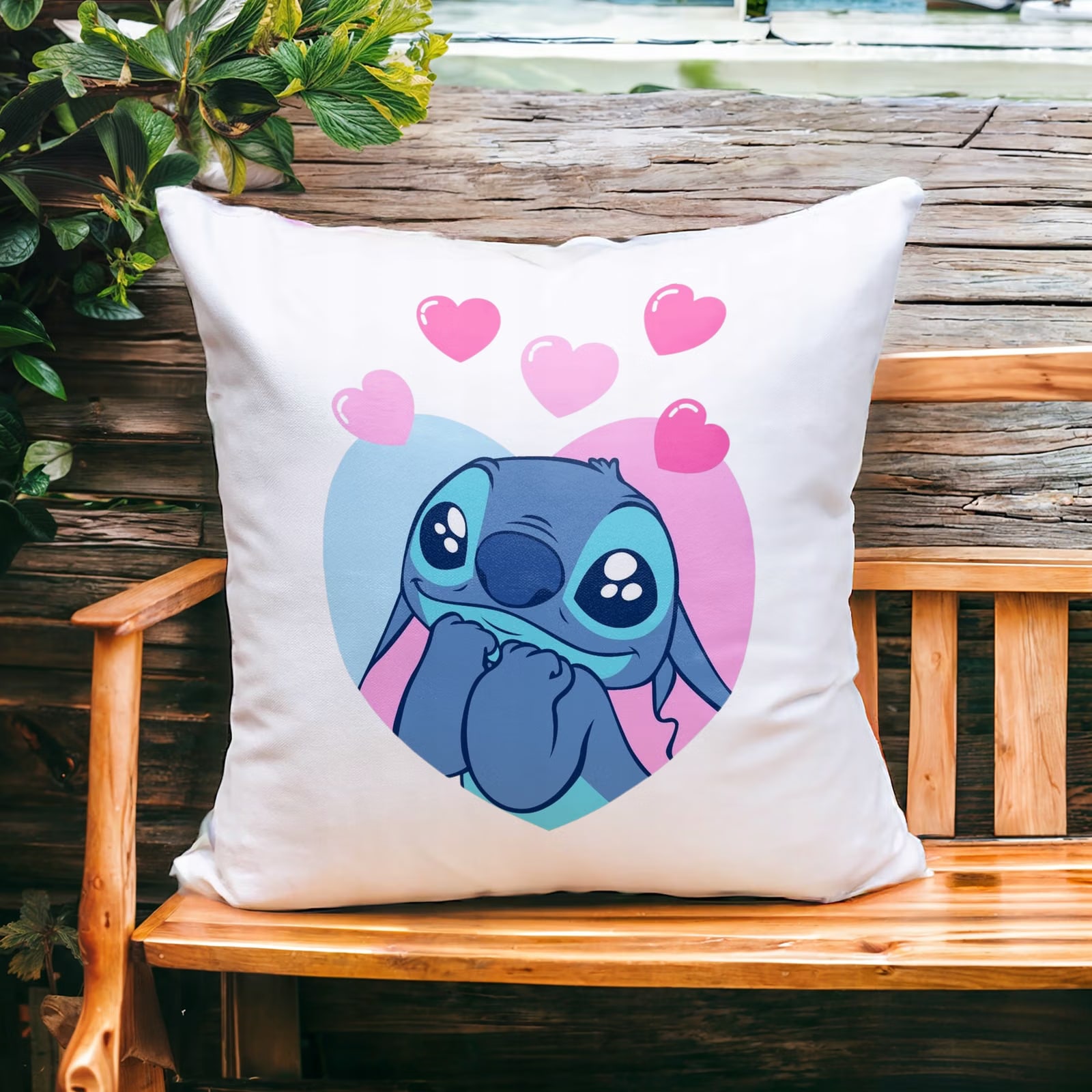 Poduszka 38x38cm Stitch Lilo i Stich Bajka Dla Dzieci Prezent