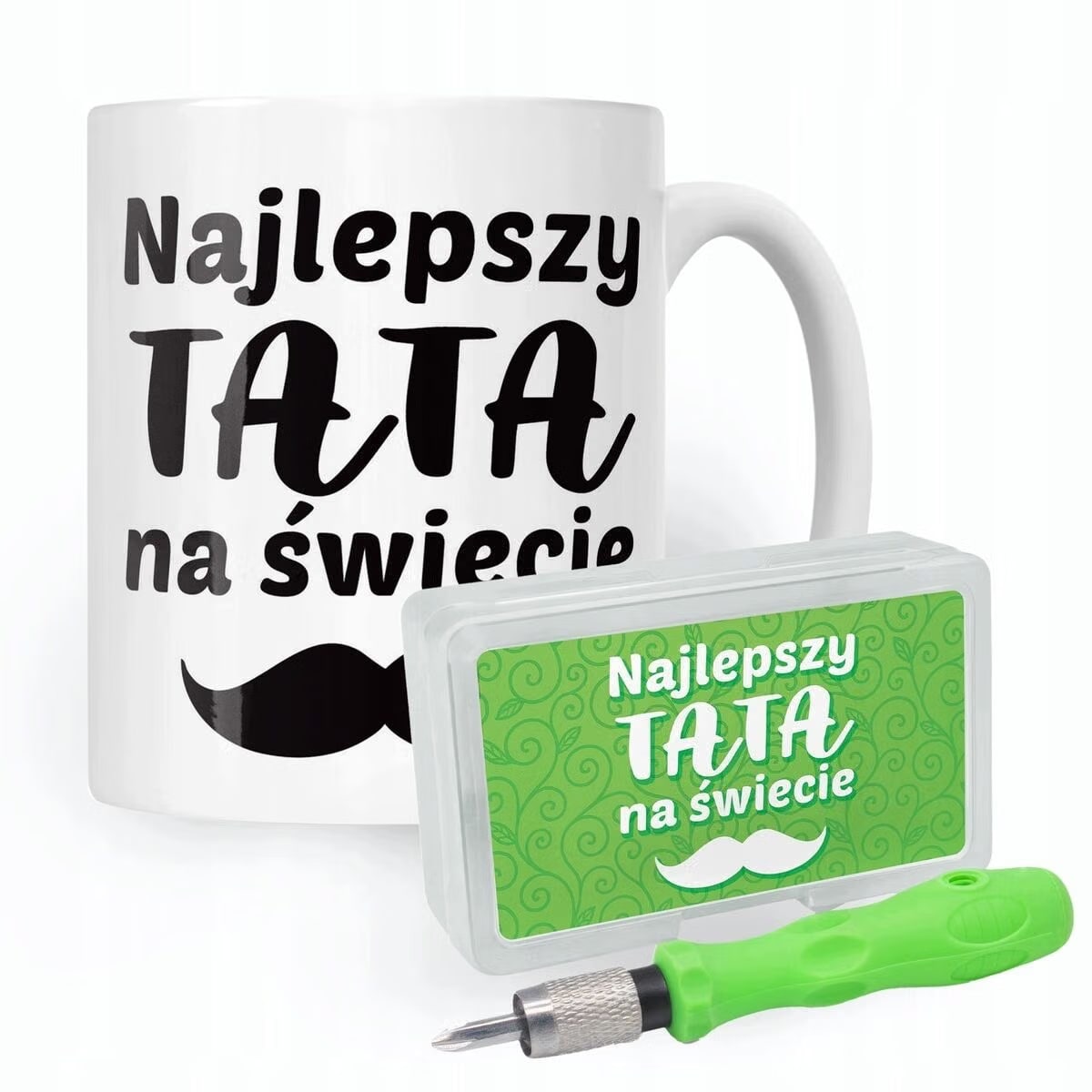 Zestaw Wkrętaków bitów 32w1 + Kubek Dzień Ojca Dla Taty Prezent