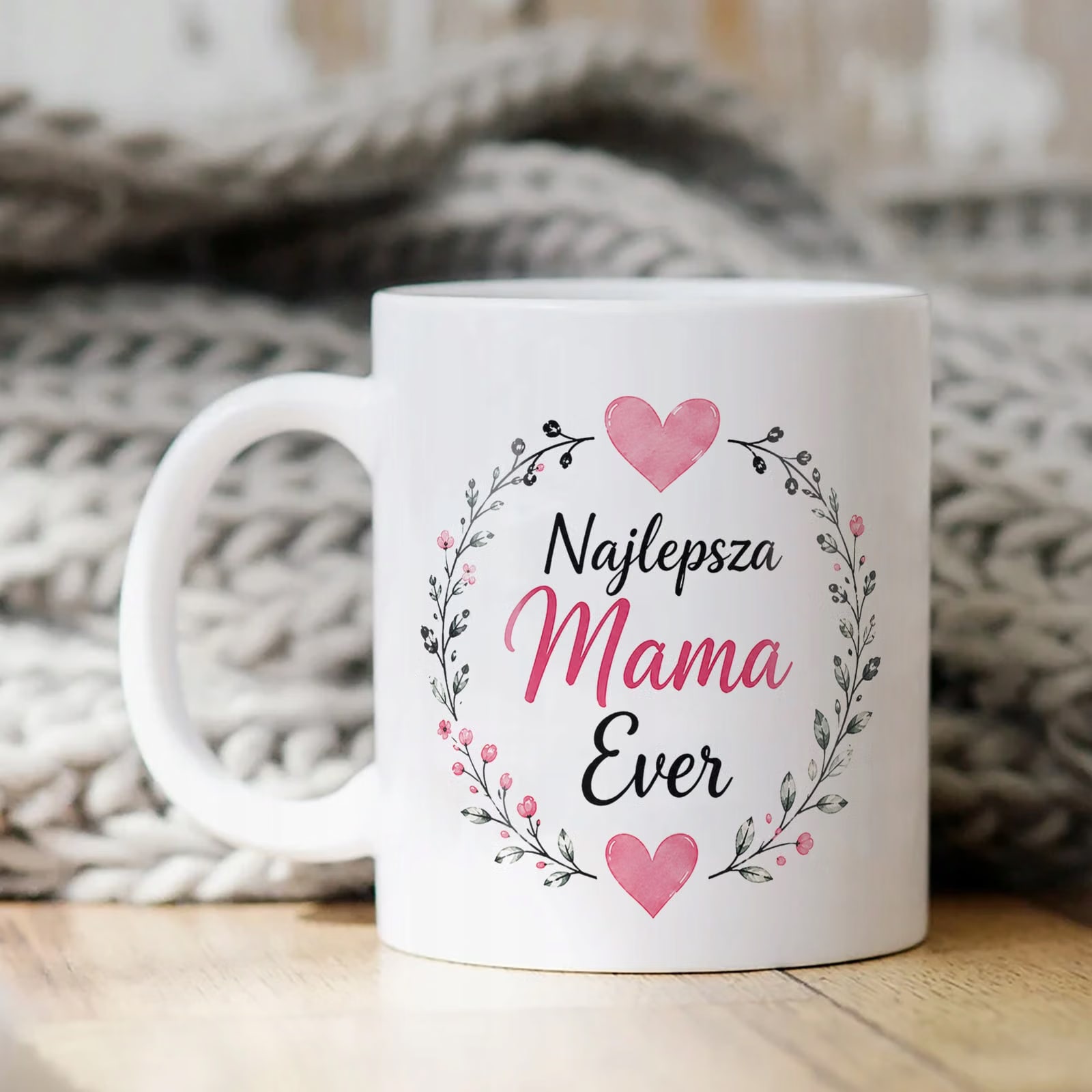 Kubek prezent dla mamy na Dzień Matki mały upominek dla mamy z nadrukiem