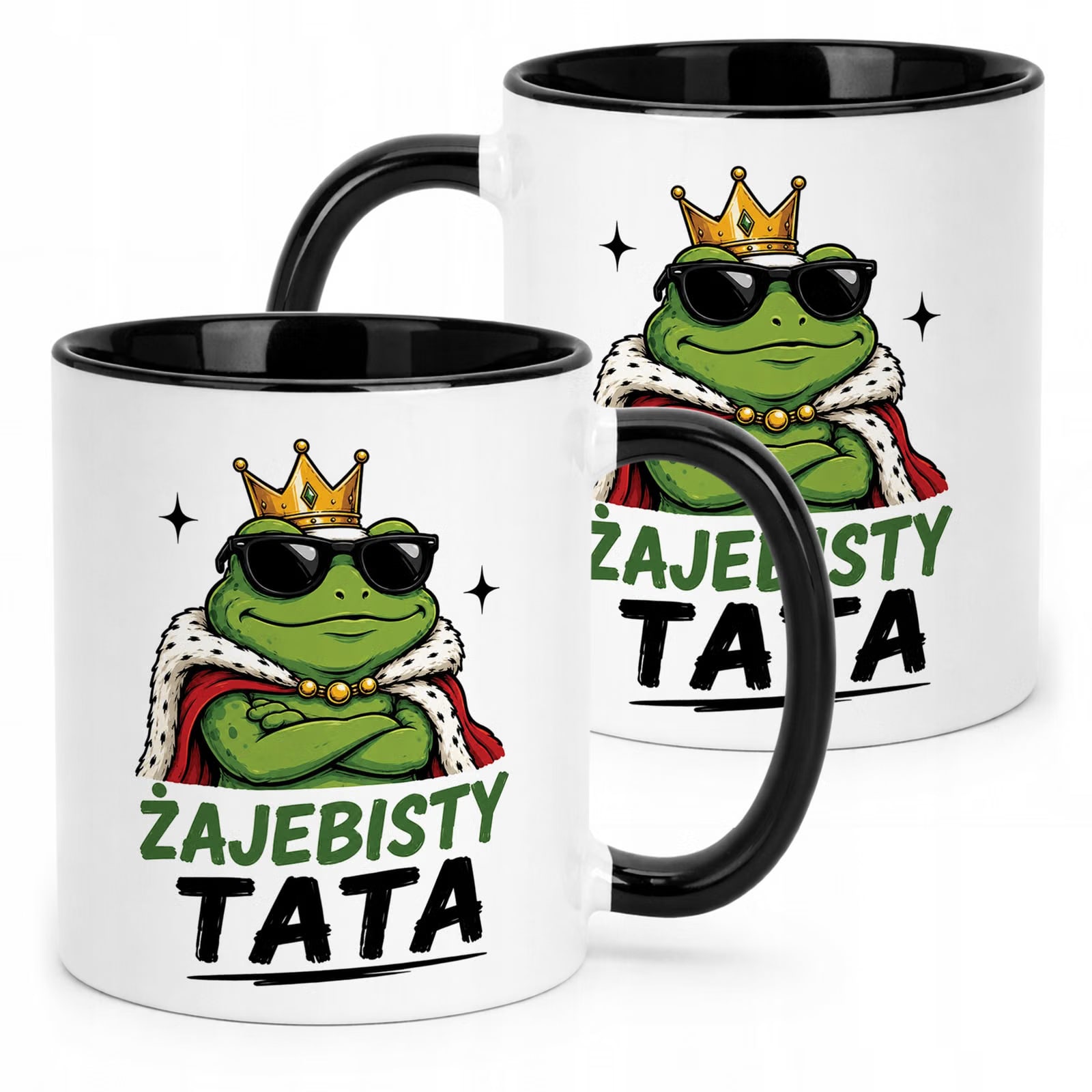 Kubek Czarny upominek na Dzień Ojca prezent dla taty