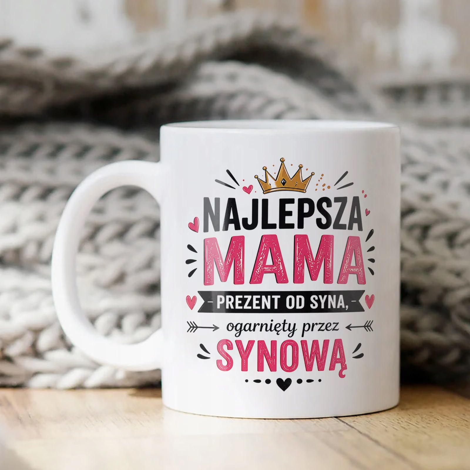 Kubek Dzień Matki prezent dla mamy piękny upominek dla mamy z nadrukiem
