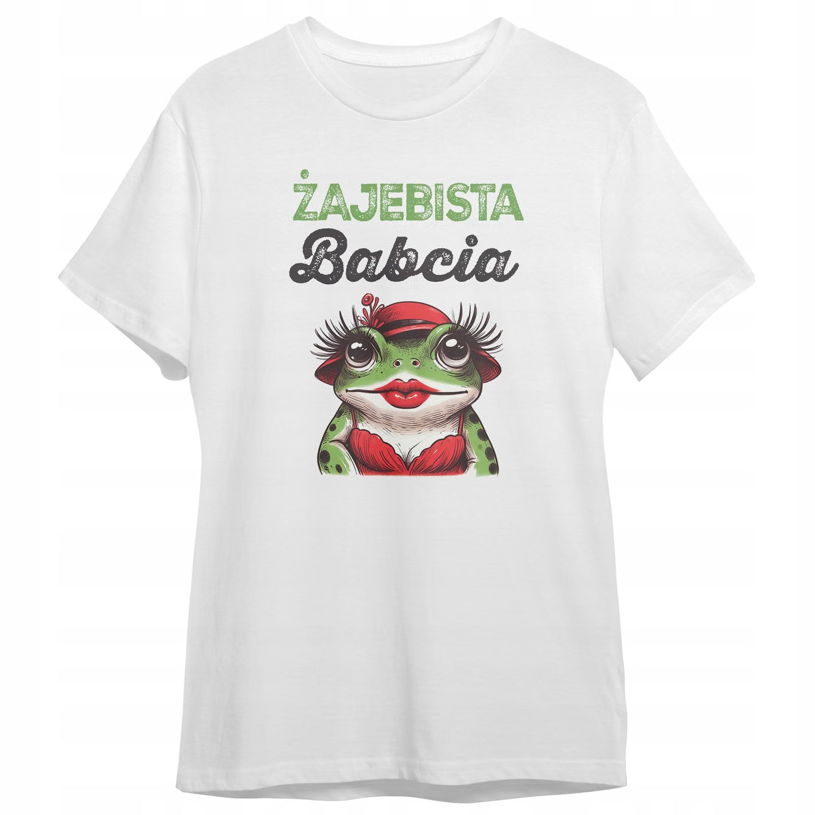 Koszulka Damska T-shirt Na Dzień Babci Prezent Żajebista Babcia