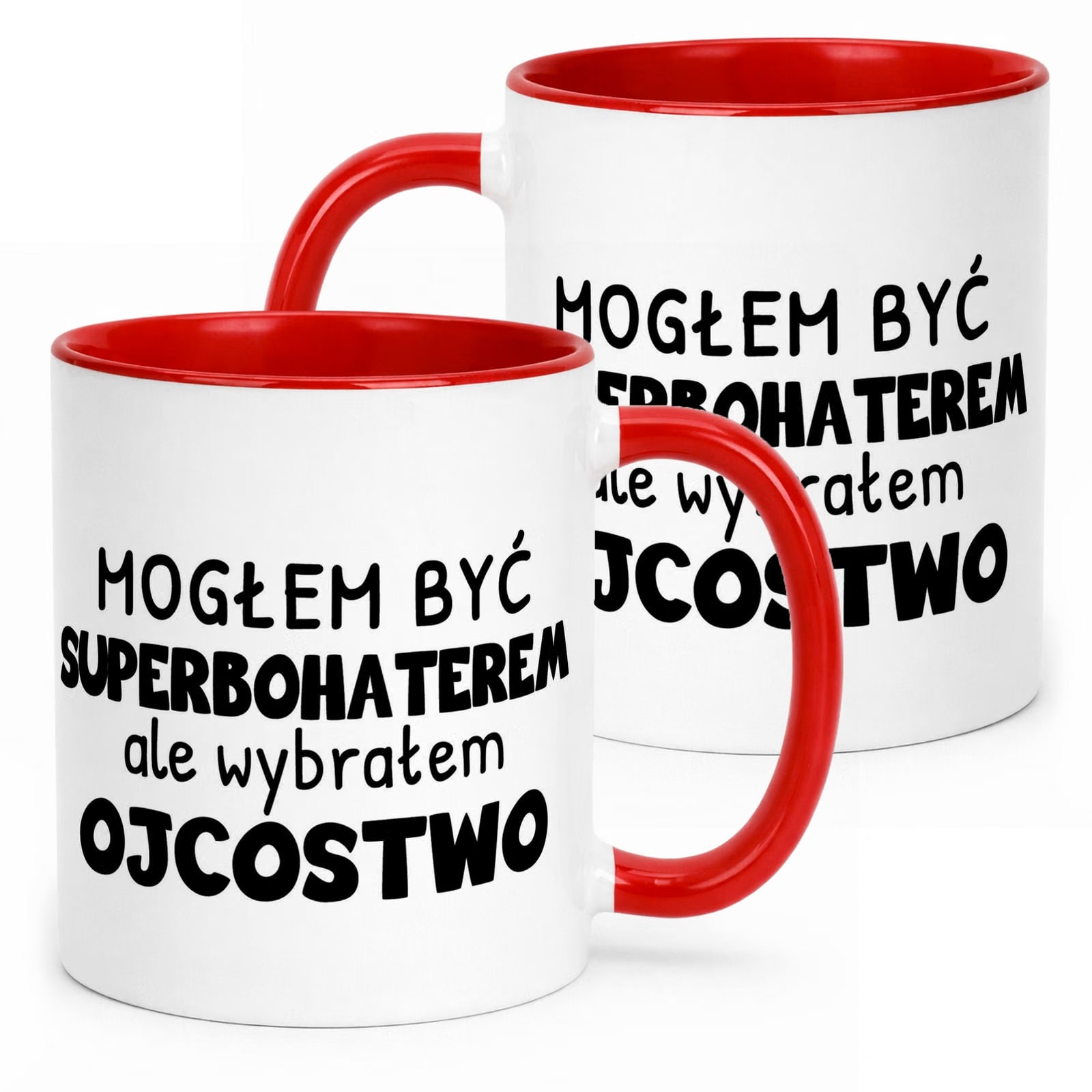 Kubek ceramiczny Dzień Ojca Dla Taty Mogłem Być Superbohaterem