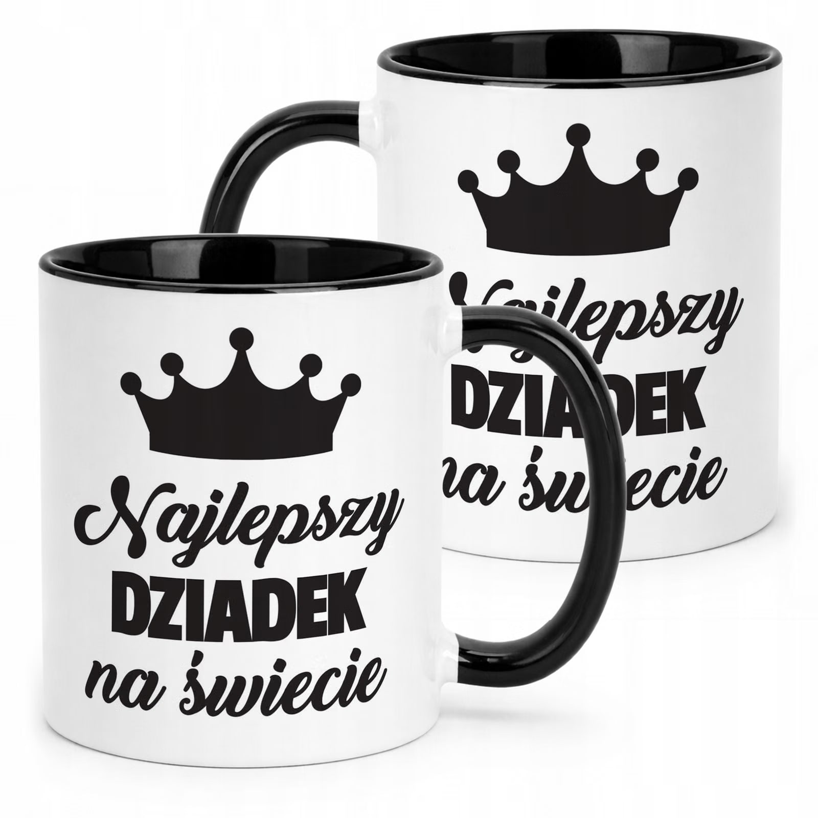 Kubek Czarny Dzień Dziadka Dla Dziadka Prezent Upominek