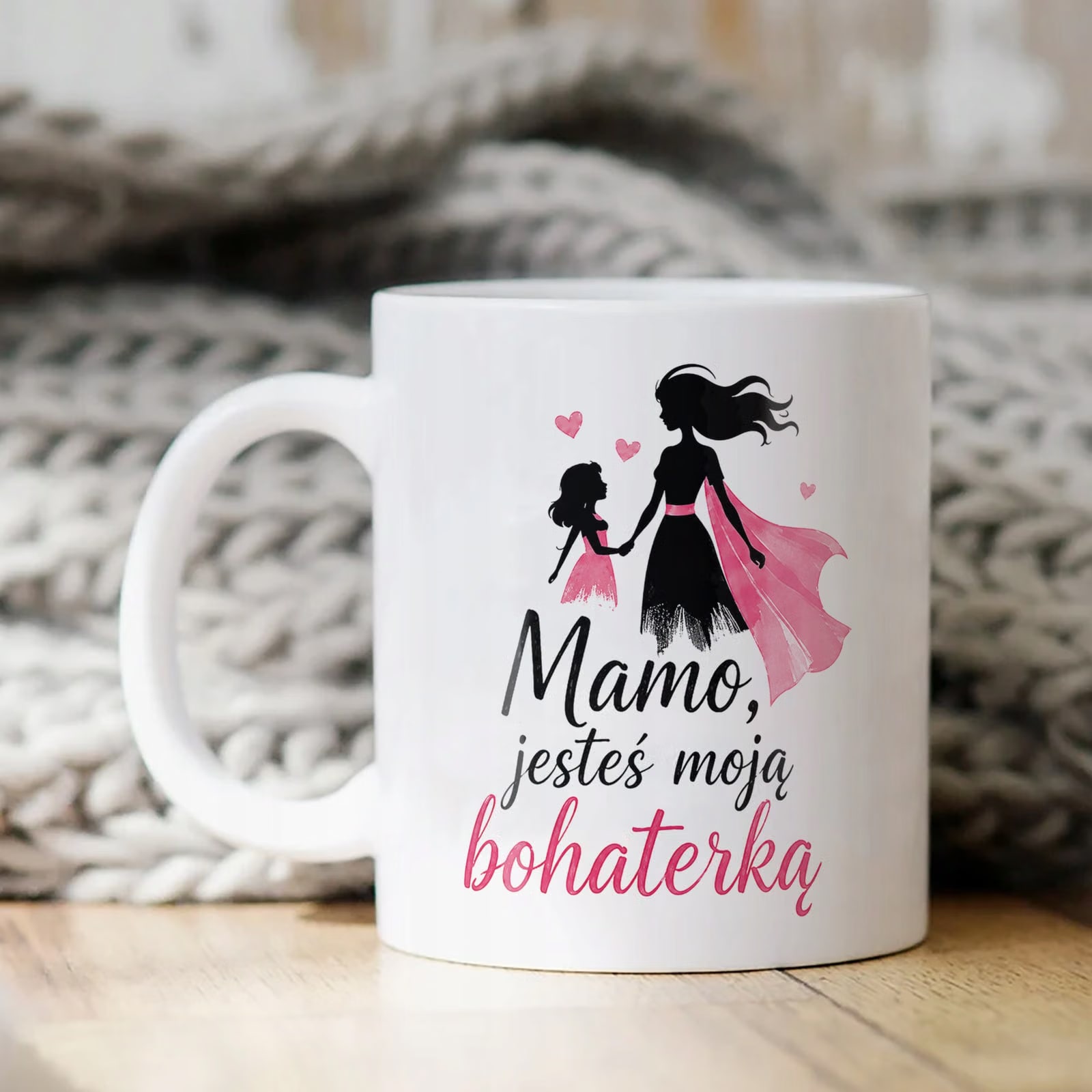 Kubek prezent dla mamy na Dzień Matki miły upominek dla mamy z nadrukiem