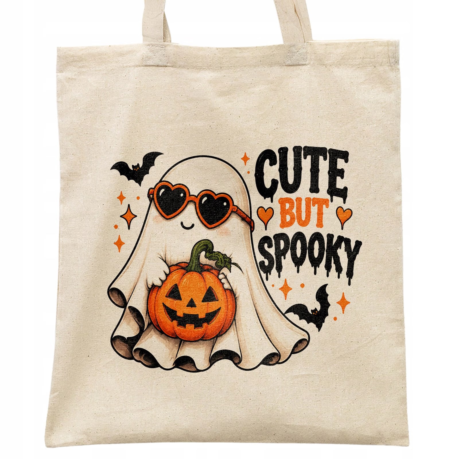 Torba shopper bawełniana halloween na zakupy z nadrukiem prezent