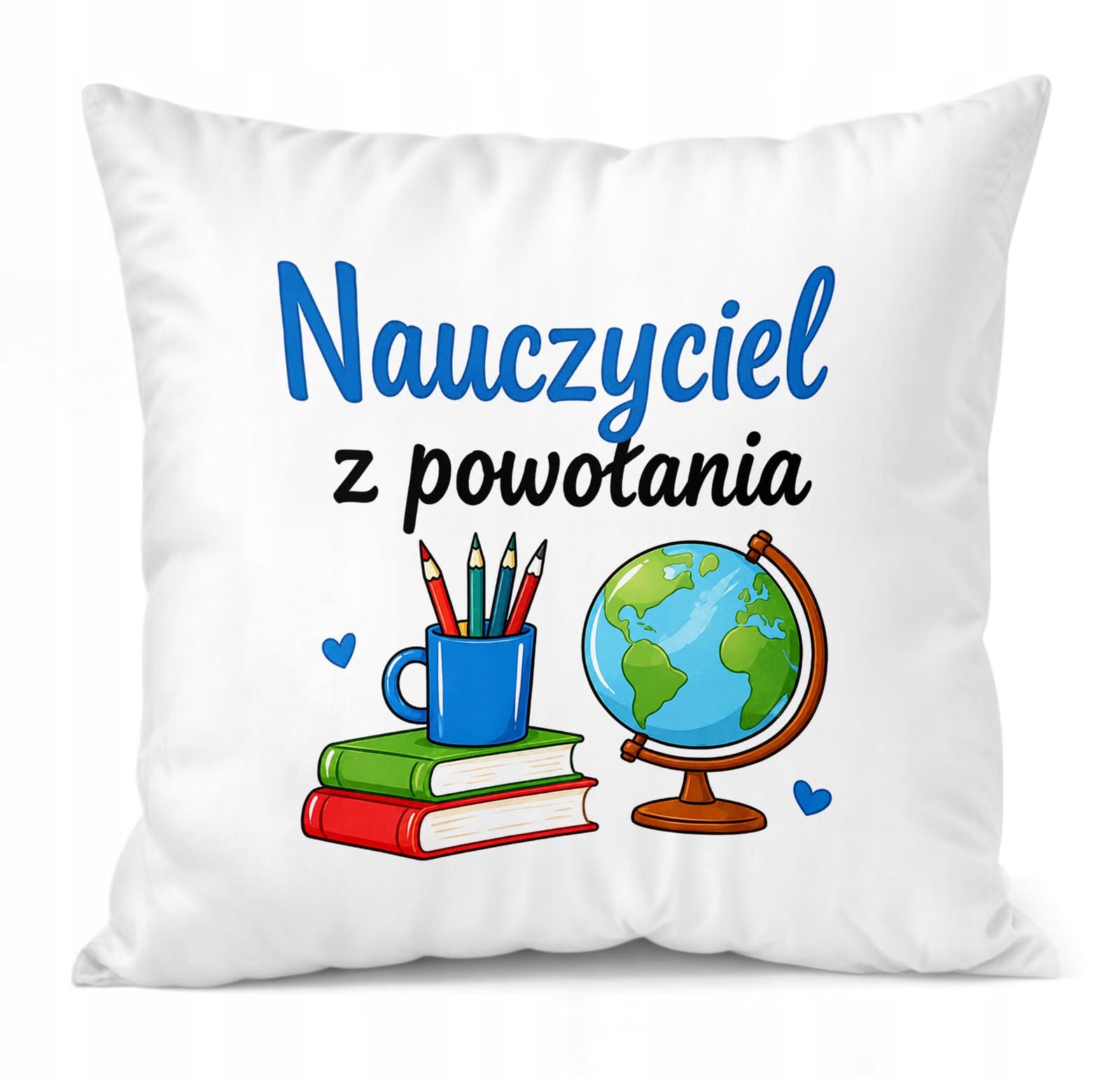 Poduszka Jasiek 38x38cm z Nadrukiem Dzień Nauczyciela Prezent Upominek