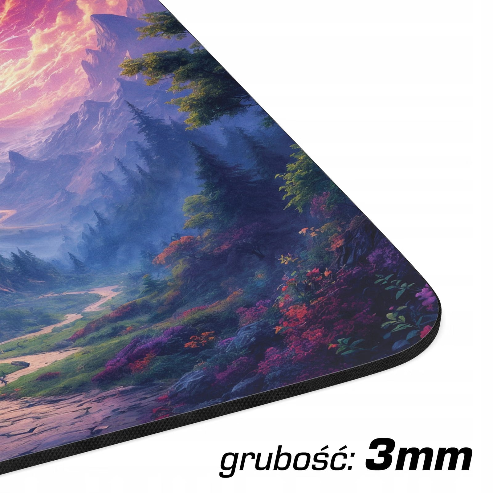 Podkładka pod mysz 22×18 cm Zamek Las Fantasy