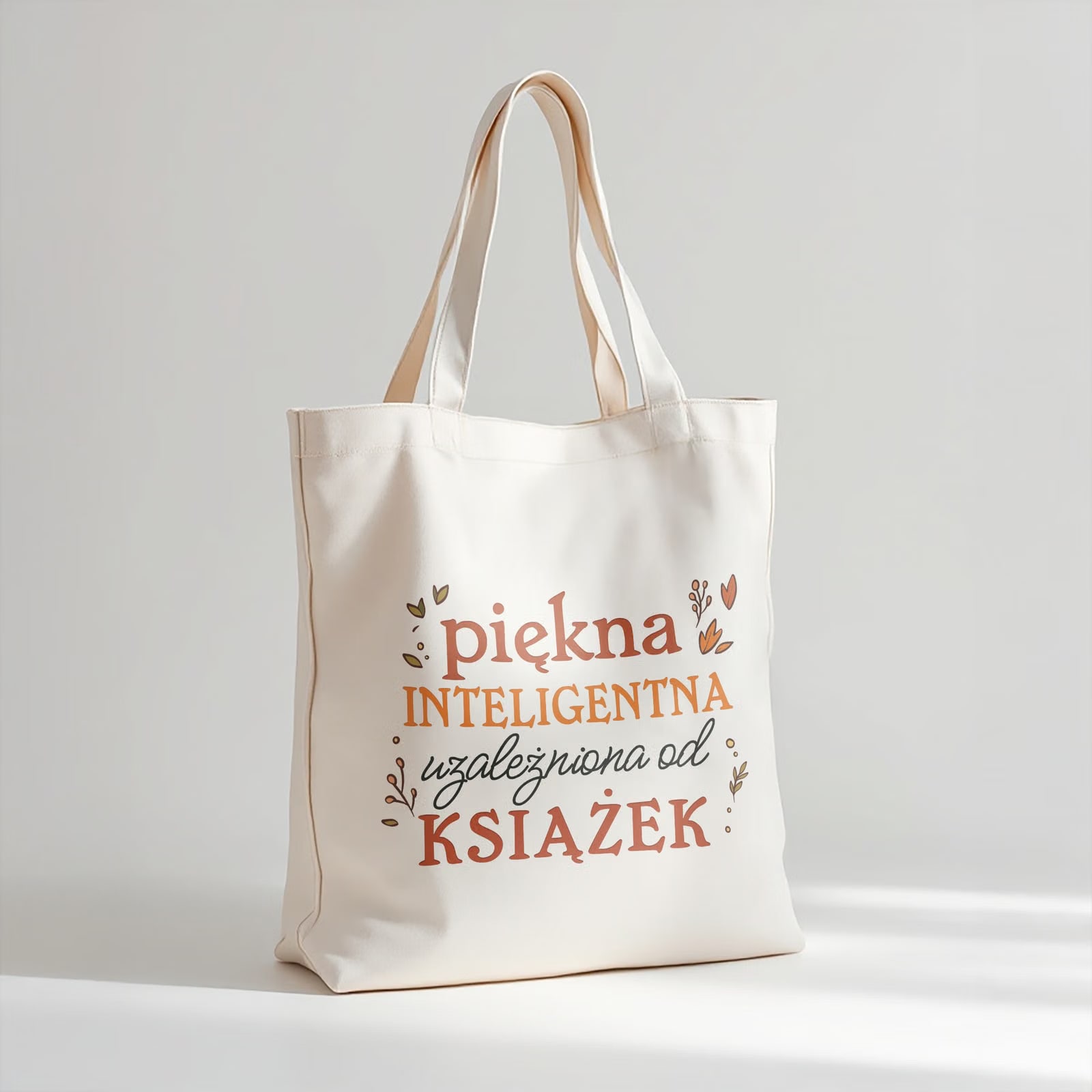 Torba bawełniana premium prezent na Dzień Kobiet Piękna Inteligentna