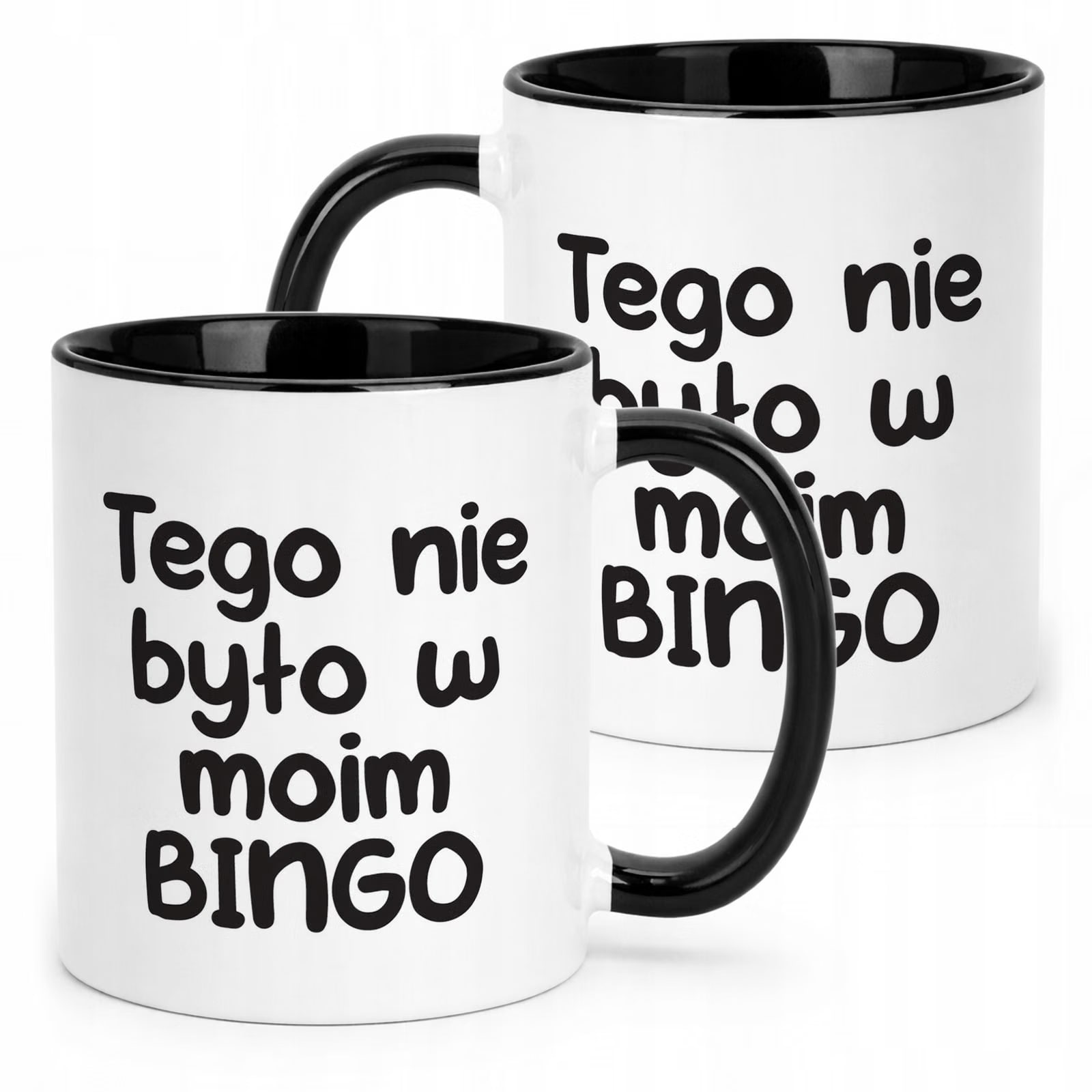 Kubek Czarny Tego Nie Było W Moim Bingo Śmieszny Zabawny Prezent