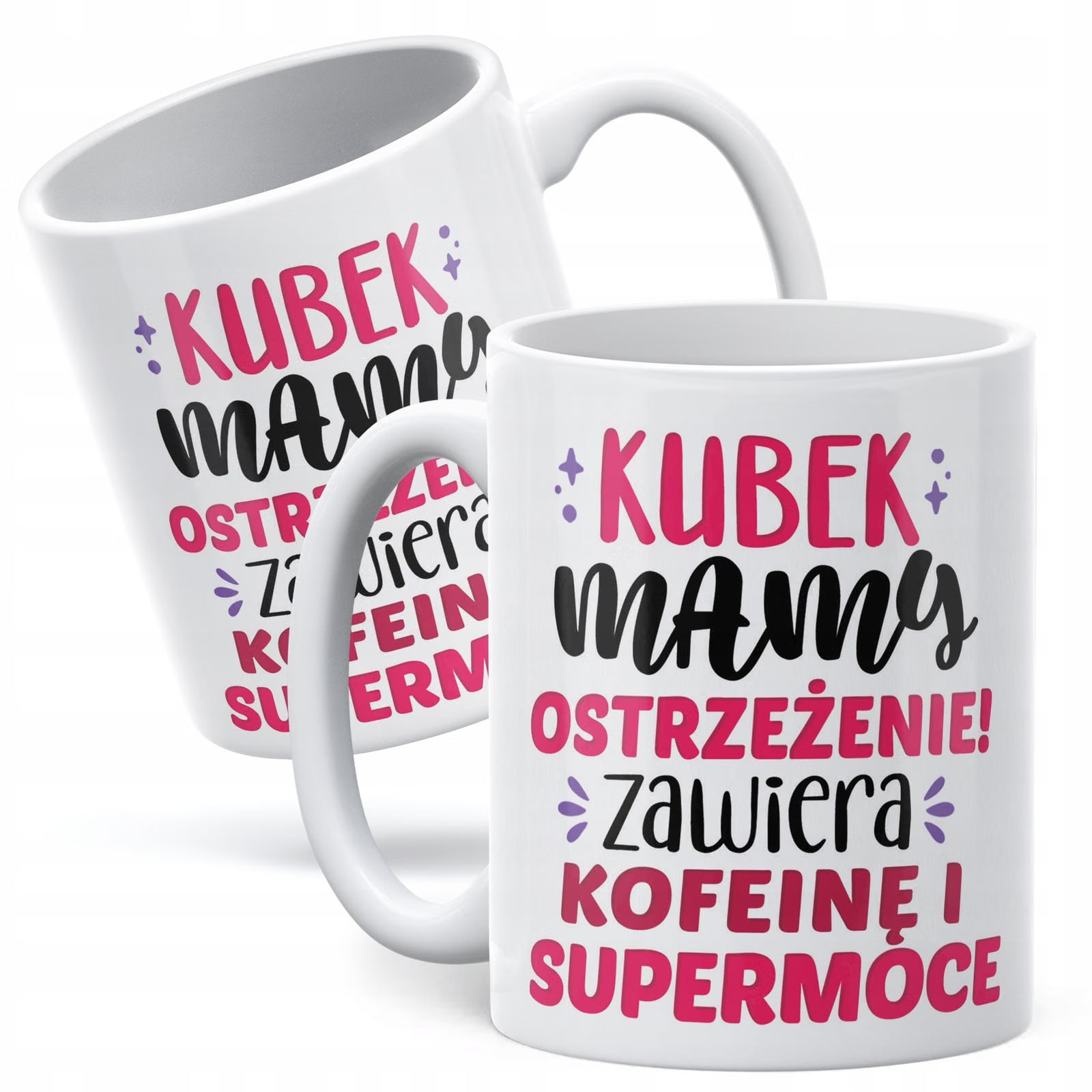 Kubek ceramiczny Dzień Matki Dla Mamy Prezent Kubek Mamy Ostrzeżenie