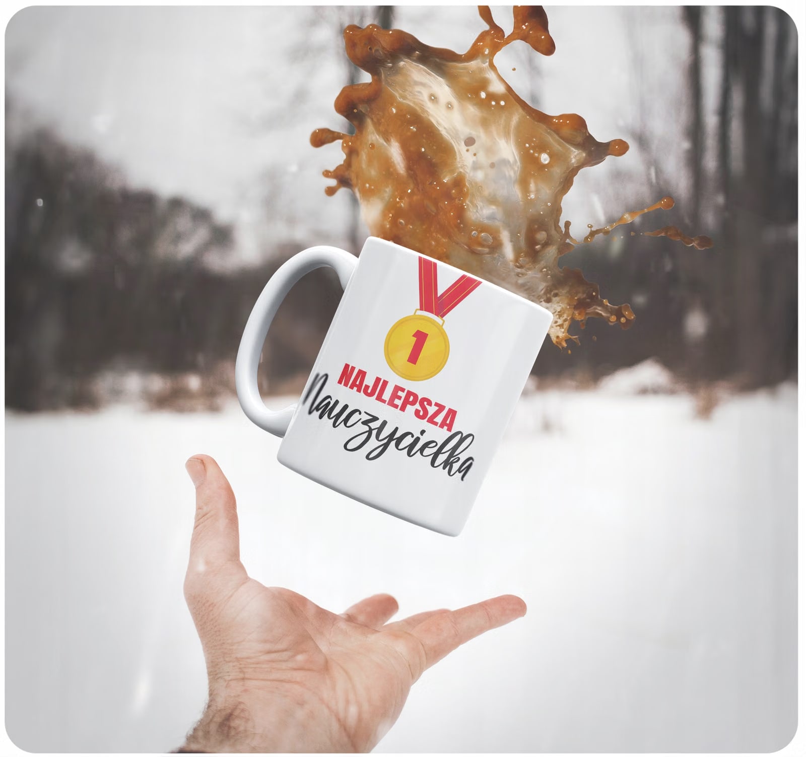 Kubek upominek prezent na dzień nauczyciela dla nauczycielki