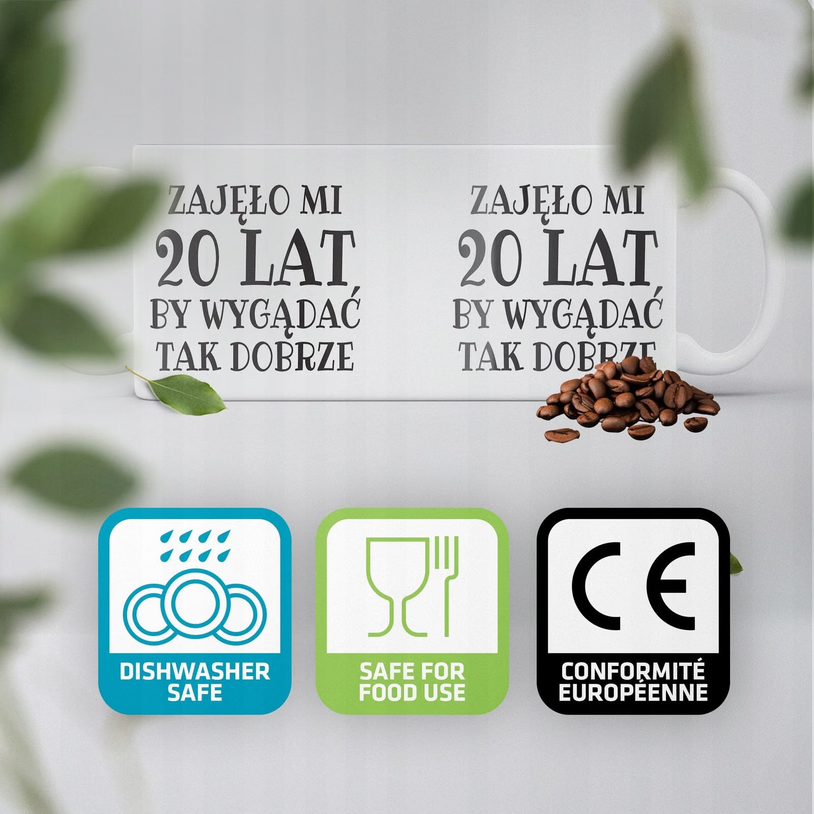 Kubek ceramiczny Zajęło Mi 20 Lat Na Urodziny Prezent Upominek