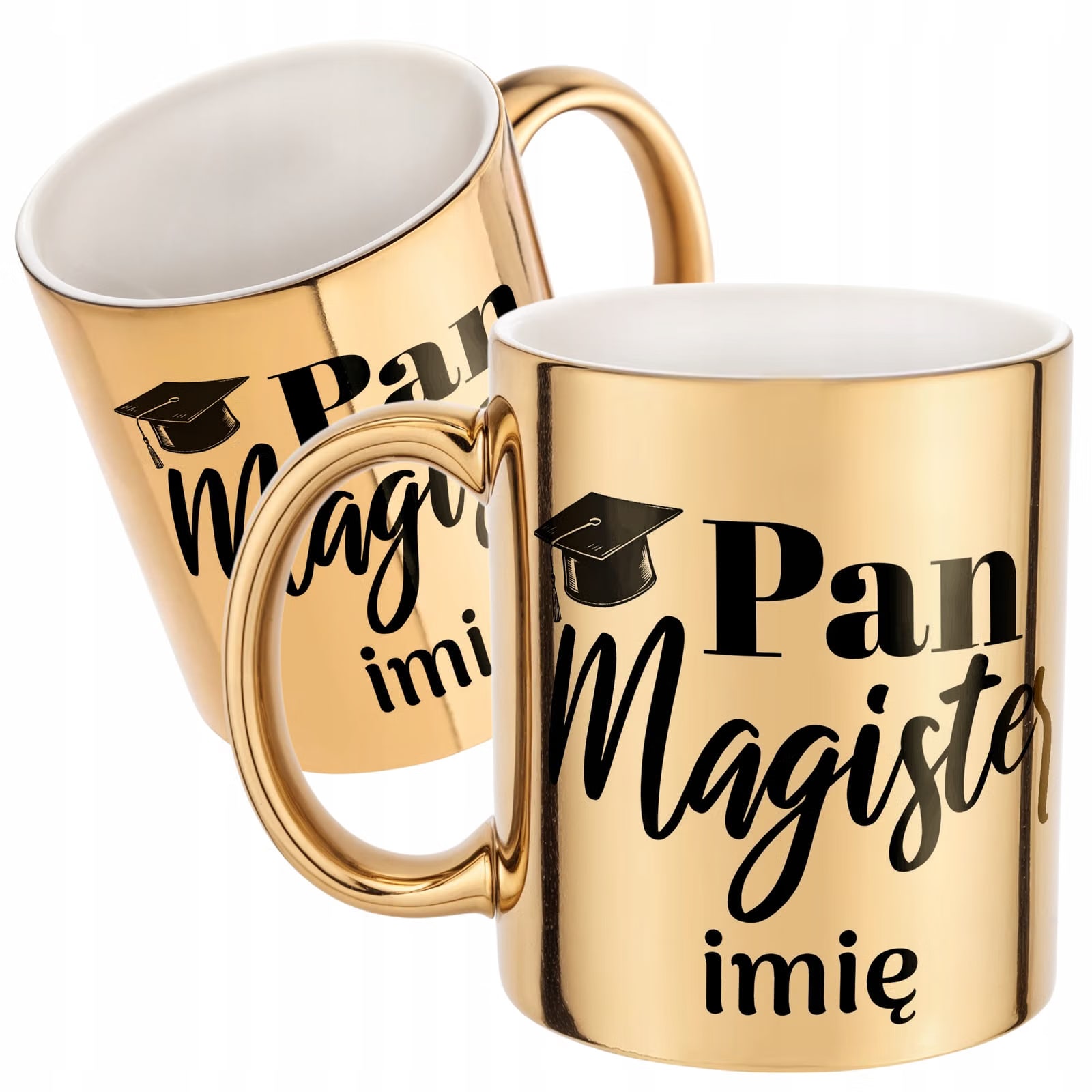 Złoty Kubek Personalizowany Pan Magister Prezent Upominek