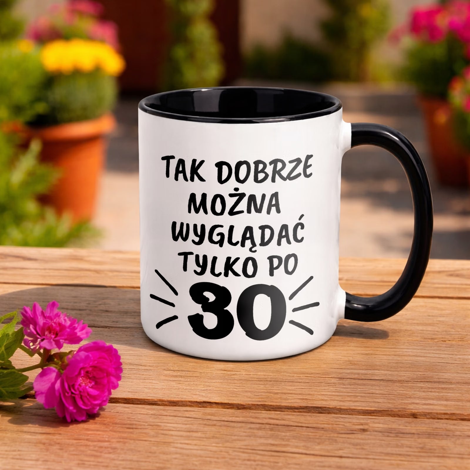 Kubek Czarny Tak Dobrze Można Wyglądać 30 Urodziny Prezent