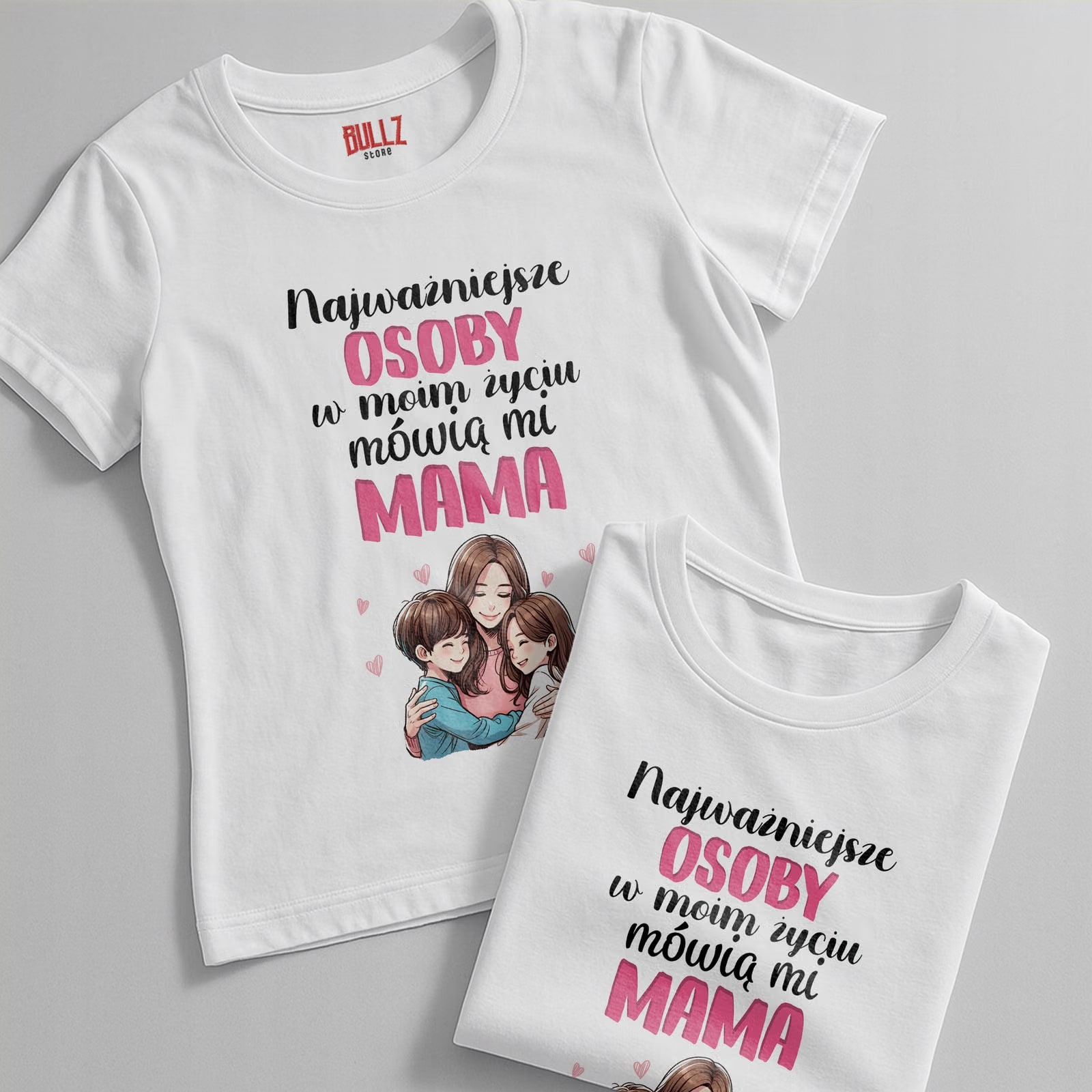 Koszulka biała damska Dzień Matki Dla Mamy Prezent Upominek