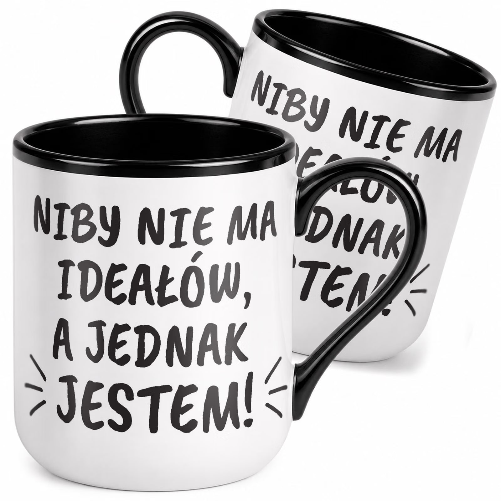 Kubek z nadrukiem Premium Czarny Dzień Kobiet Dla Kobiety Upominek Prezent