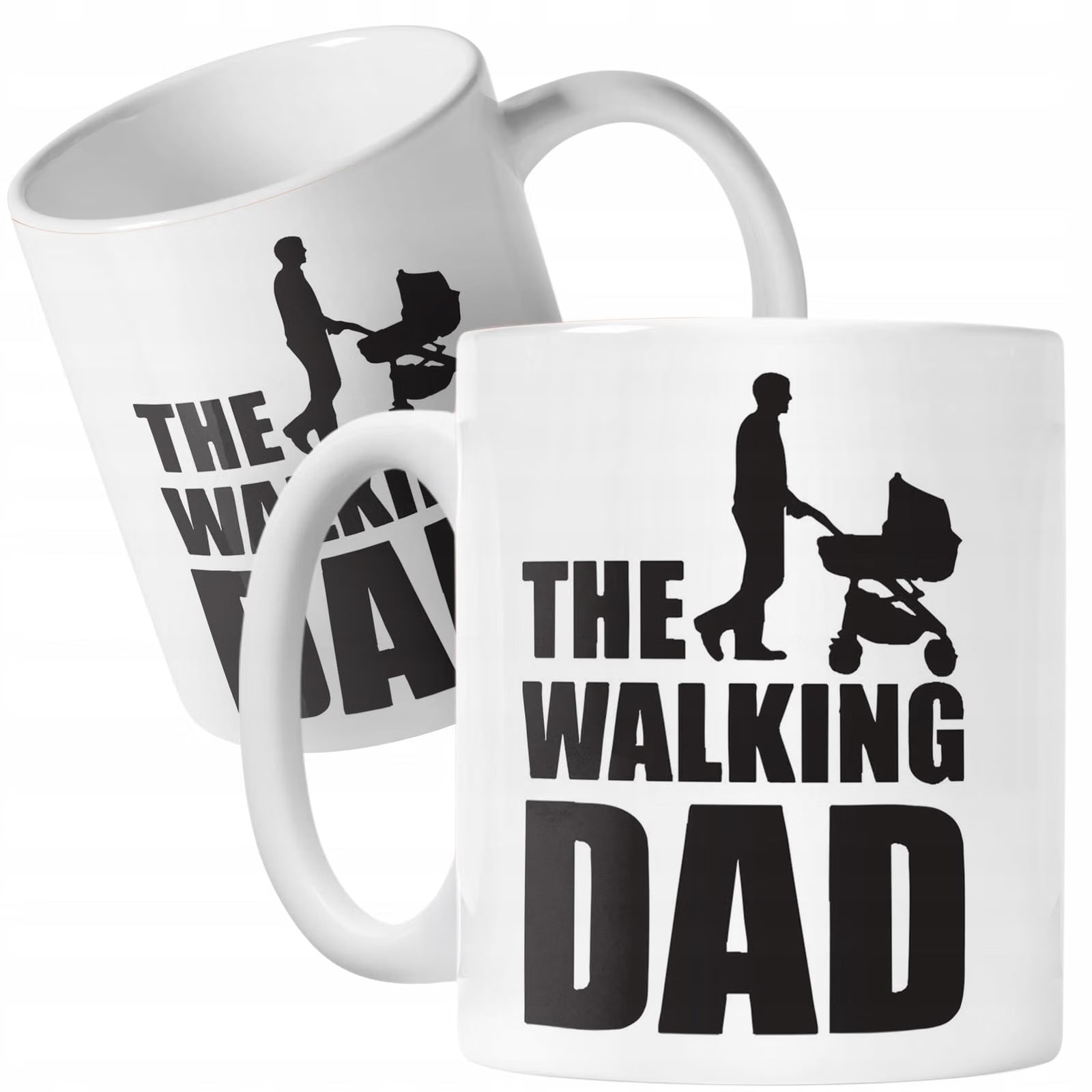 Zestaw Kubek + Koszulka Dzień Ojca Dla Taty The Walking Dad Prezent