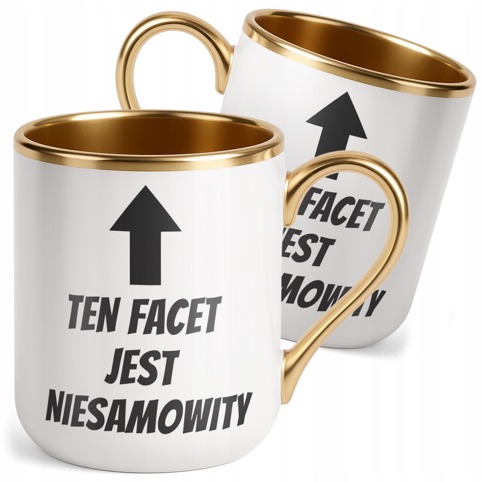 Kubek Premium Złoty Ten Facet Jest Niesamowity Dla Mężczyzny Prezent