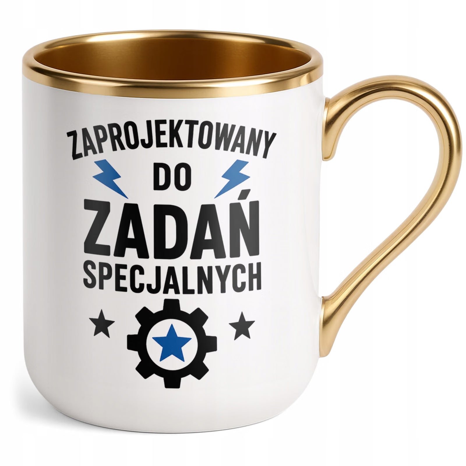Kubek z nadrukiem Premium Złoty Dzień Chłopaka Mężczyzny Prezent