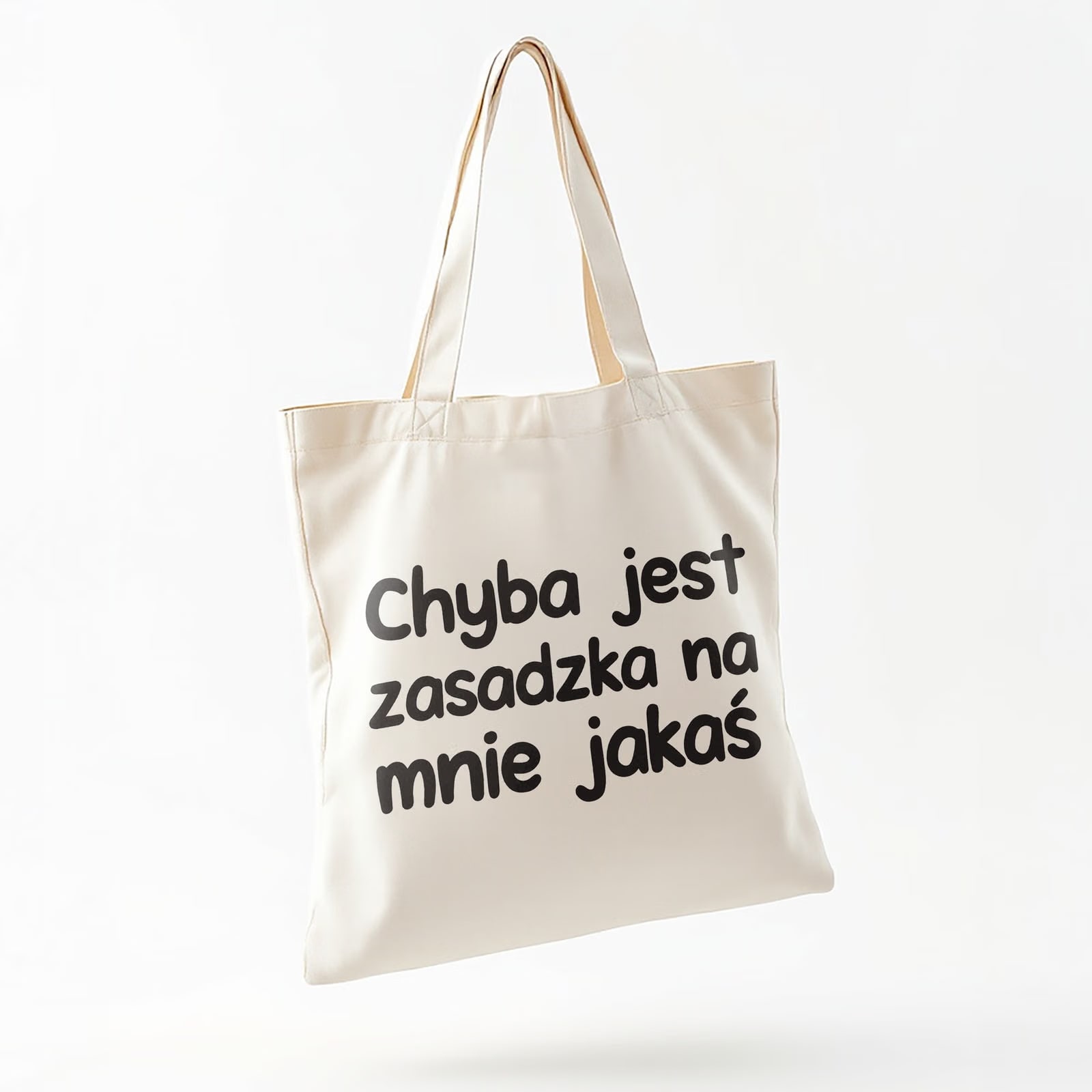 Torba bawełniana na zakupy Chyba Jest Zasadzka Na Mnie Jakaś Prezent