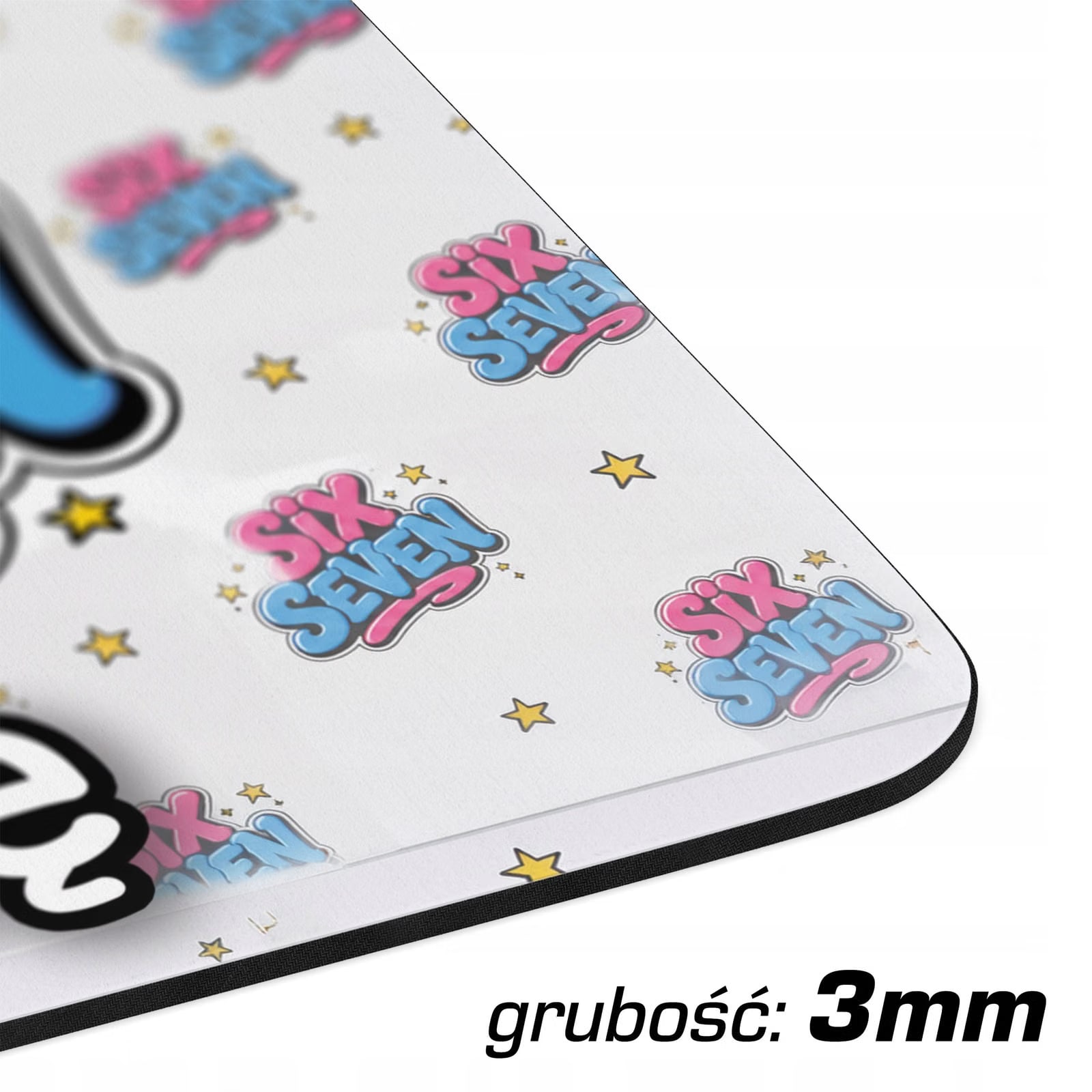 Podkładka pod mysz personalizowana z nadrukiem 67 Six Seven dla graczy