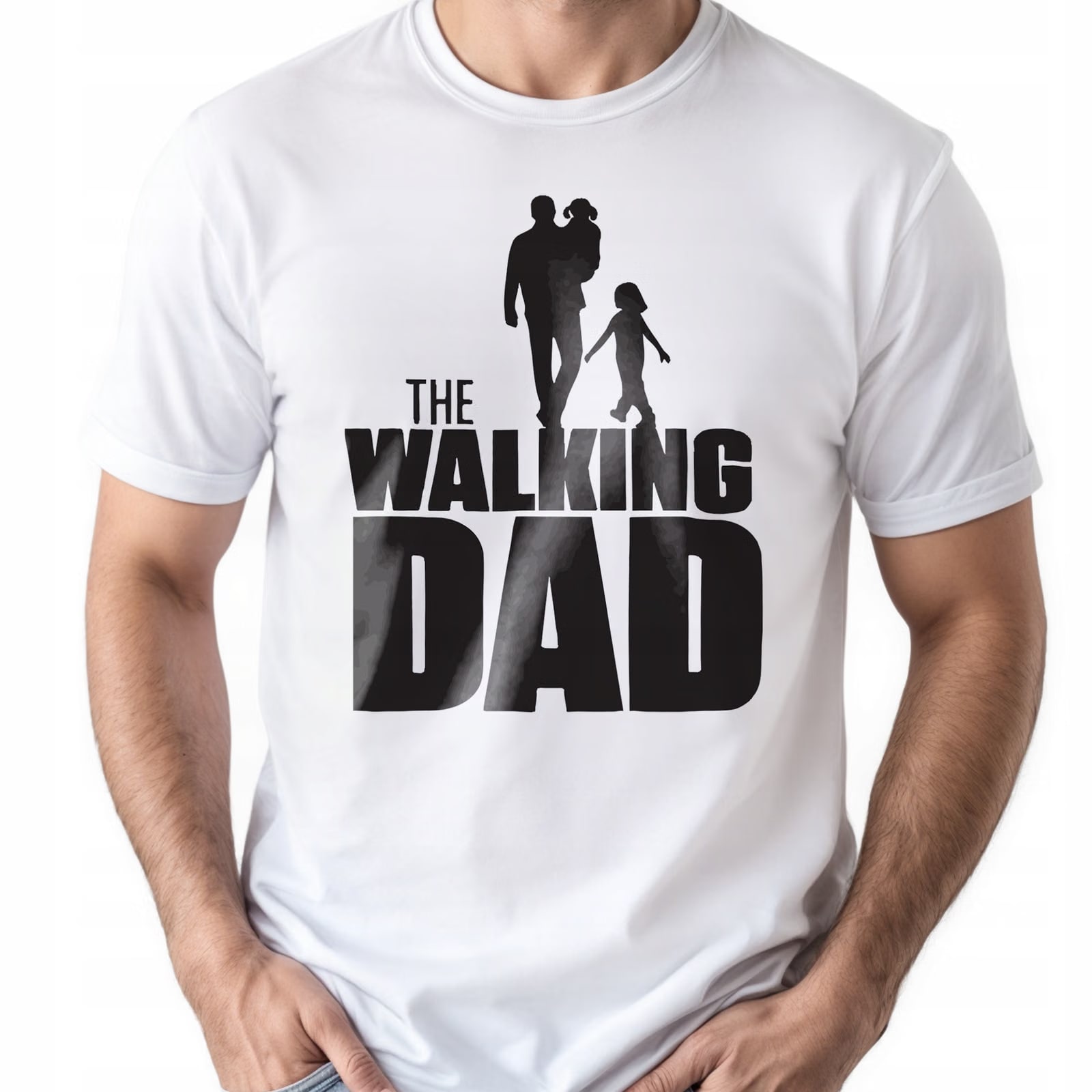 Zestaw Kubek + Koszulka Dzień Ojca Dla Taty The Walking Dad Prezent