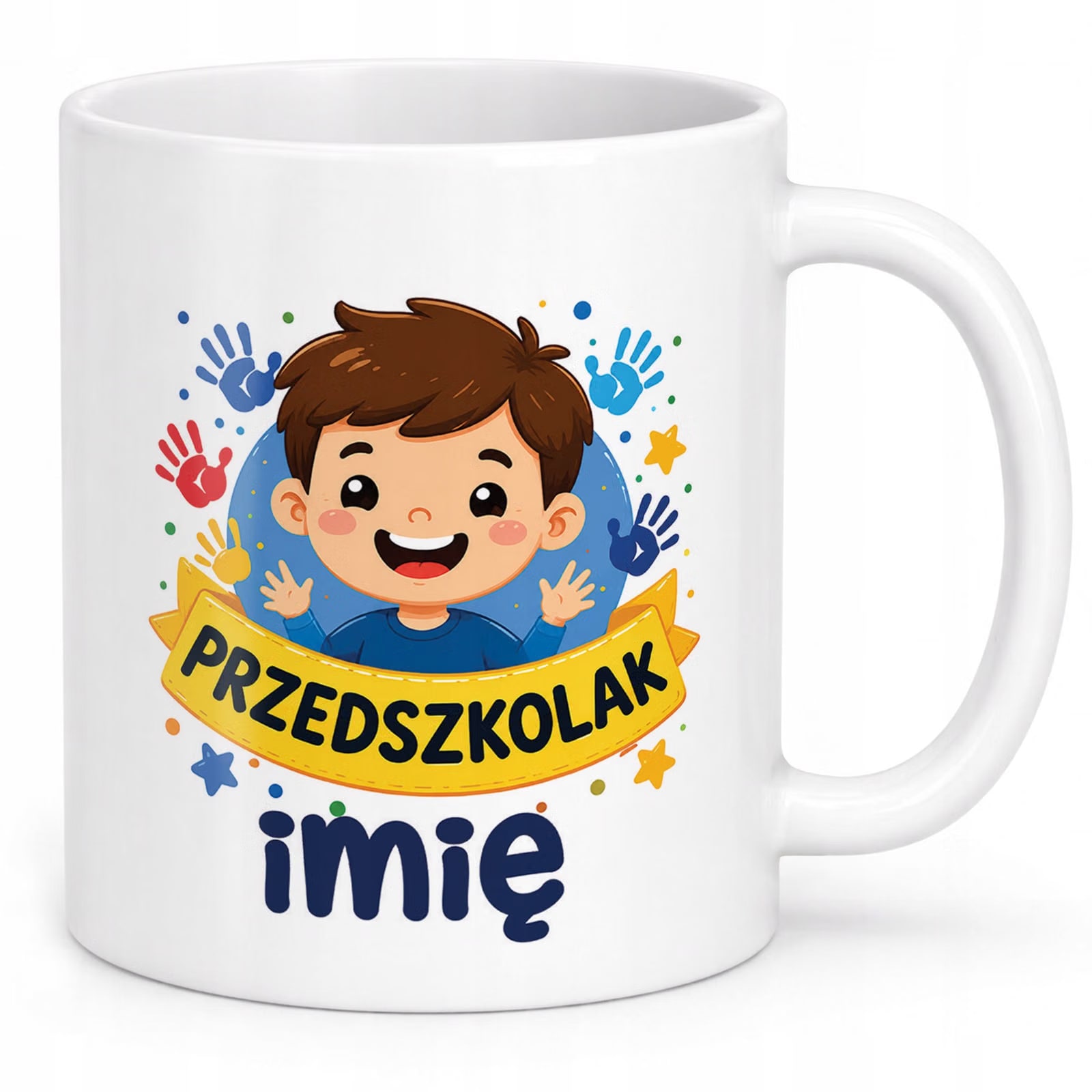 Zestaw Personalizowany Plecak Worek Kubek Przedszkolak Prezent