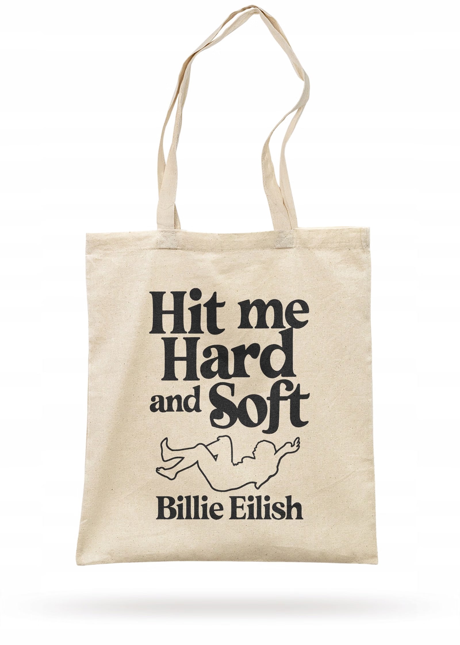 Torba bawełniana z dnem na zakupy 42x38x10 Billie Eilish Dla Fanów